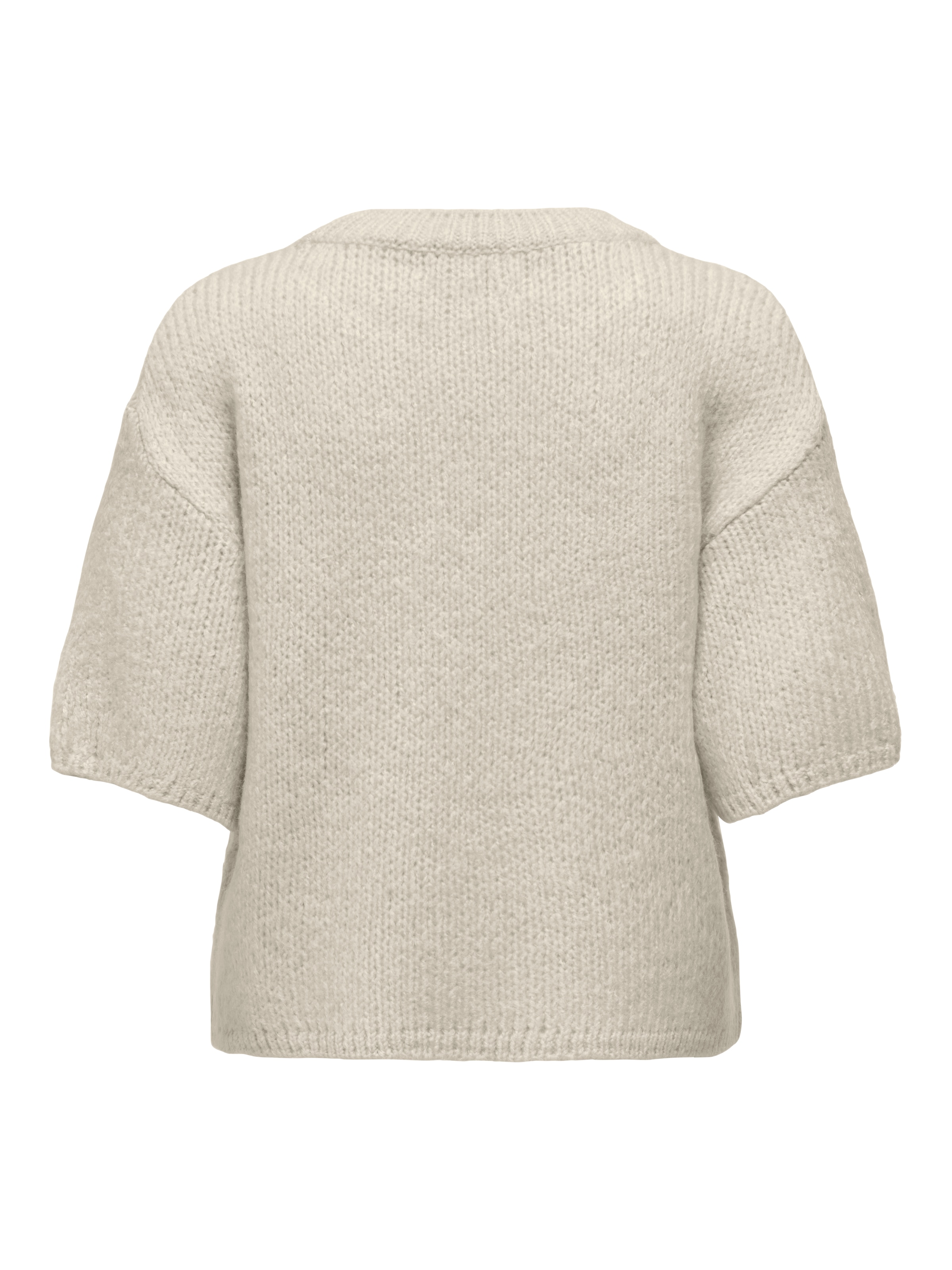 JDY Kurzarmpullover »JDYLINEA S/S PULLOVER O-NECK KNT NOOS« Kunstfaser, Rippstrick