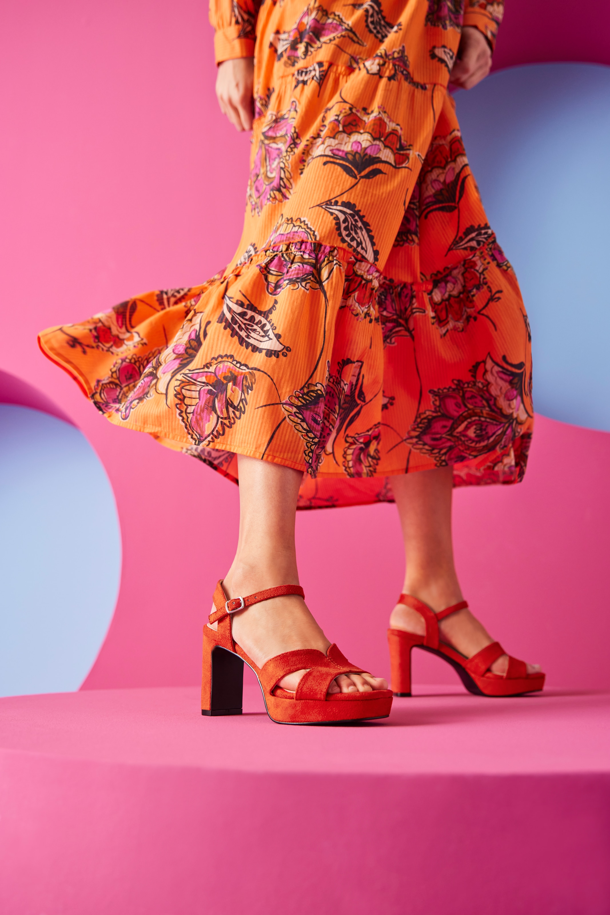 Aniston SHOES High-Heel-Sandalette, Sommerschuh, Abendsandale, Plateau - NEUE KOLLEKTION