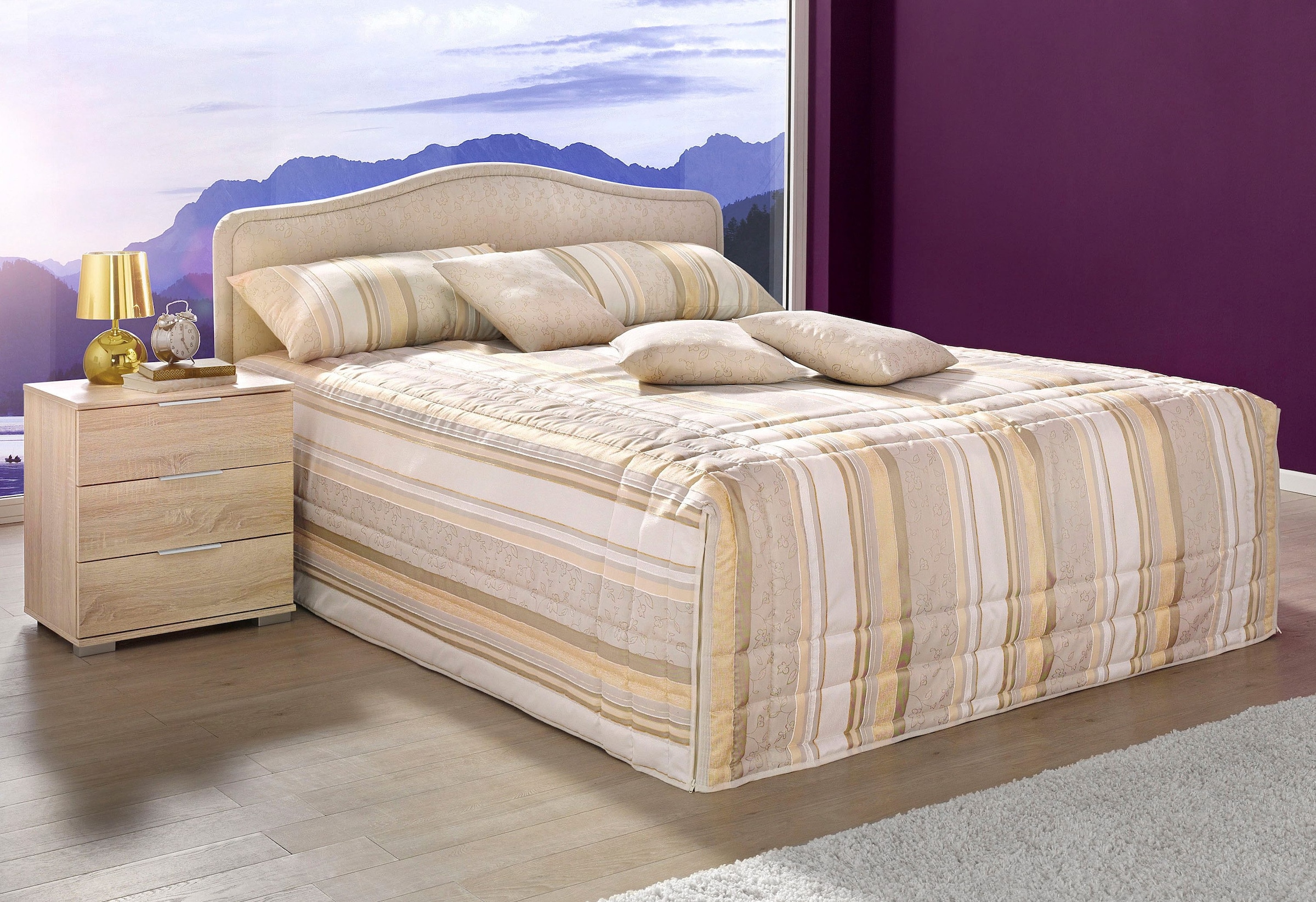 Westfalia Schlafkomfort Polsterbett, inkl. Bettkasten und Tagesdecke bei  Ausführung mit Matratze online kaufen | Tagesdecken