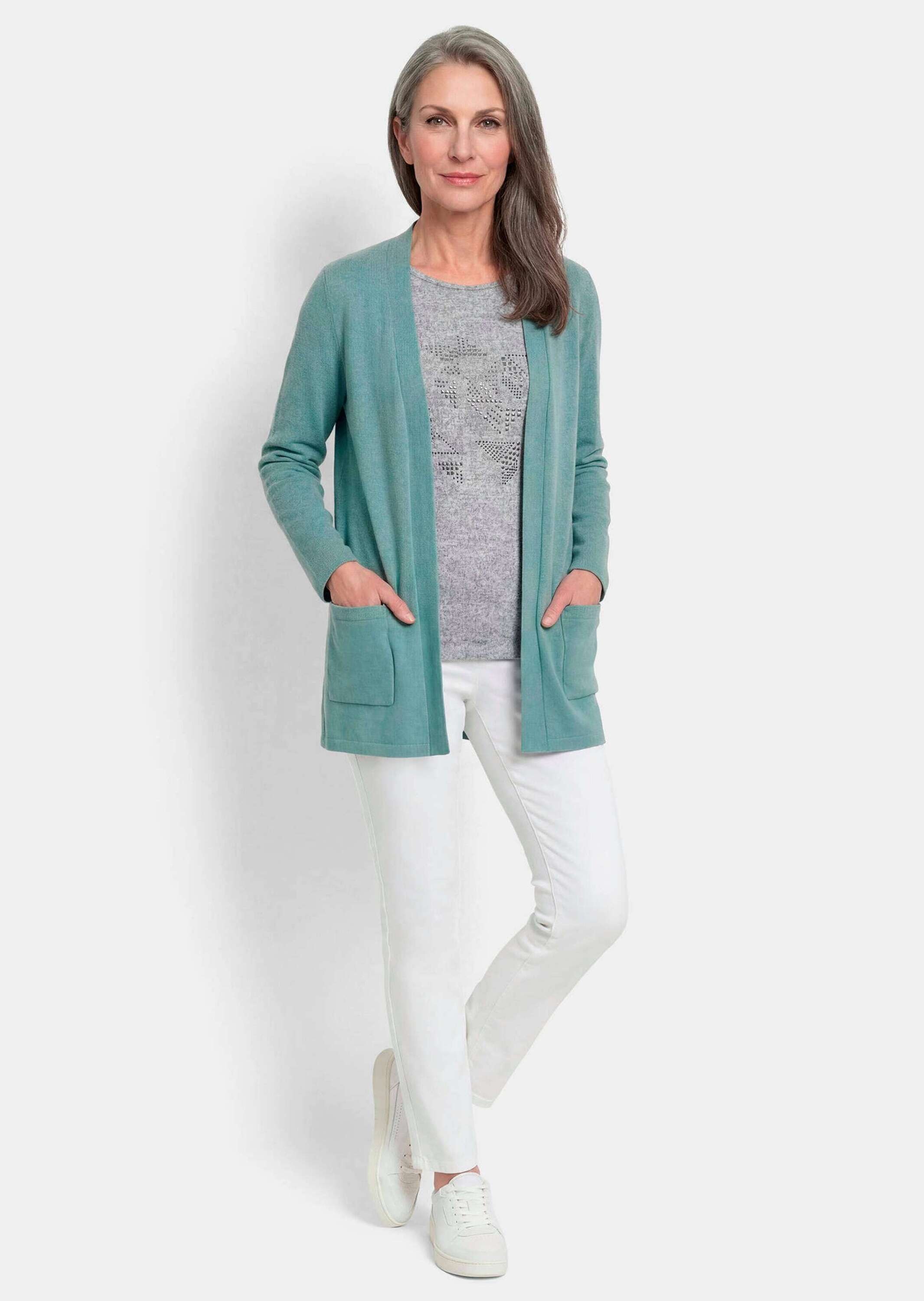 GOLDNER Strickjacke »Elegante Strickjacke mit Kaschmir« mit Kaschmieranteil