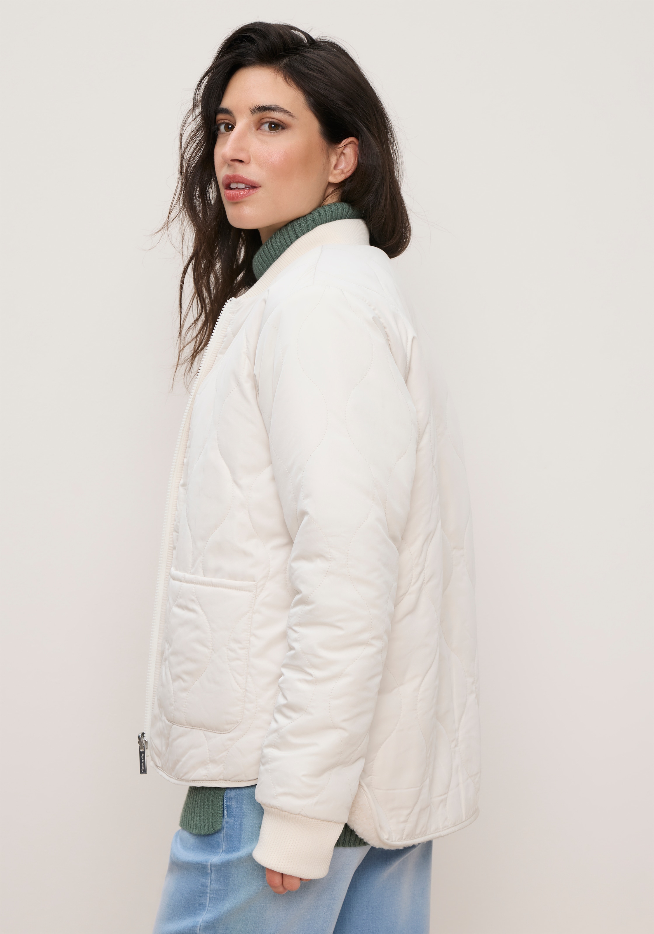 Tamaris Wendejacke 2- in- 1 Jacke mit Teddyfleece und Steppjacke Übergangsjacke