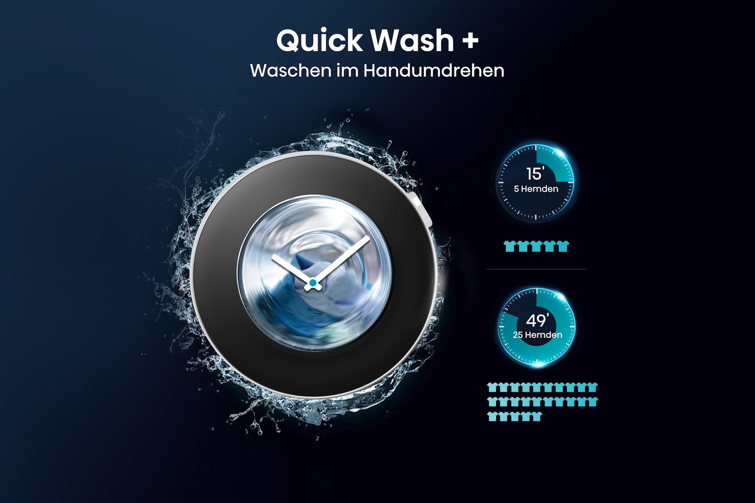 Hisense Waschtrockner »WD5S1045BW«, 10,5kg/ 6kg