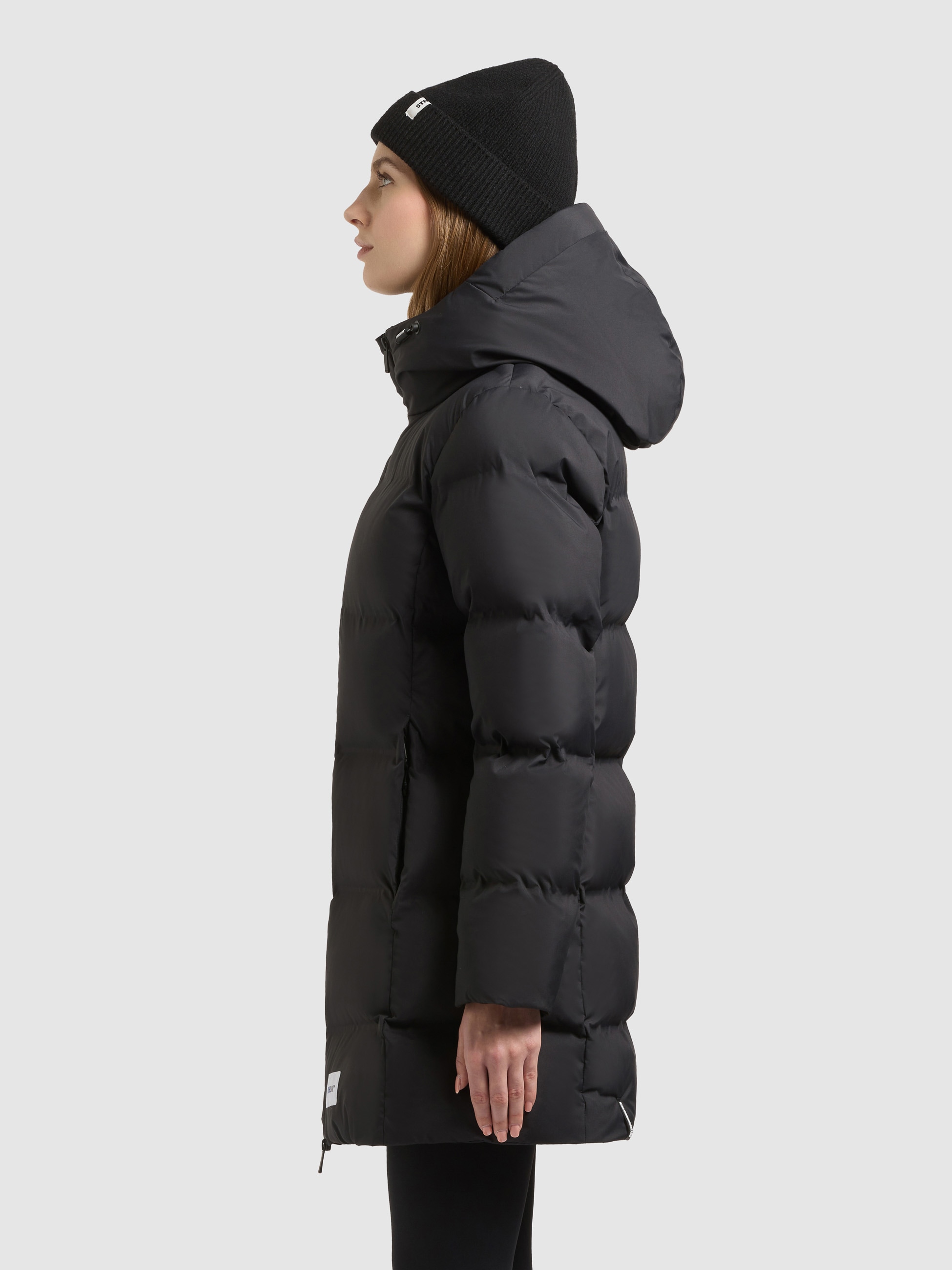 khujo Steppjacke »TANARE5« mit Kapuze Reißverschlusstaschen mit Fleecefutter