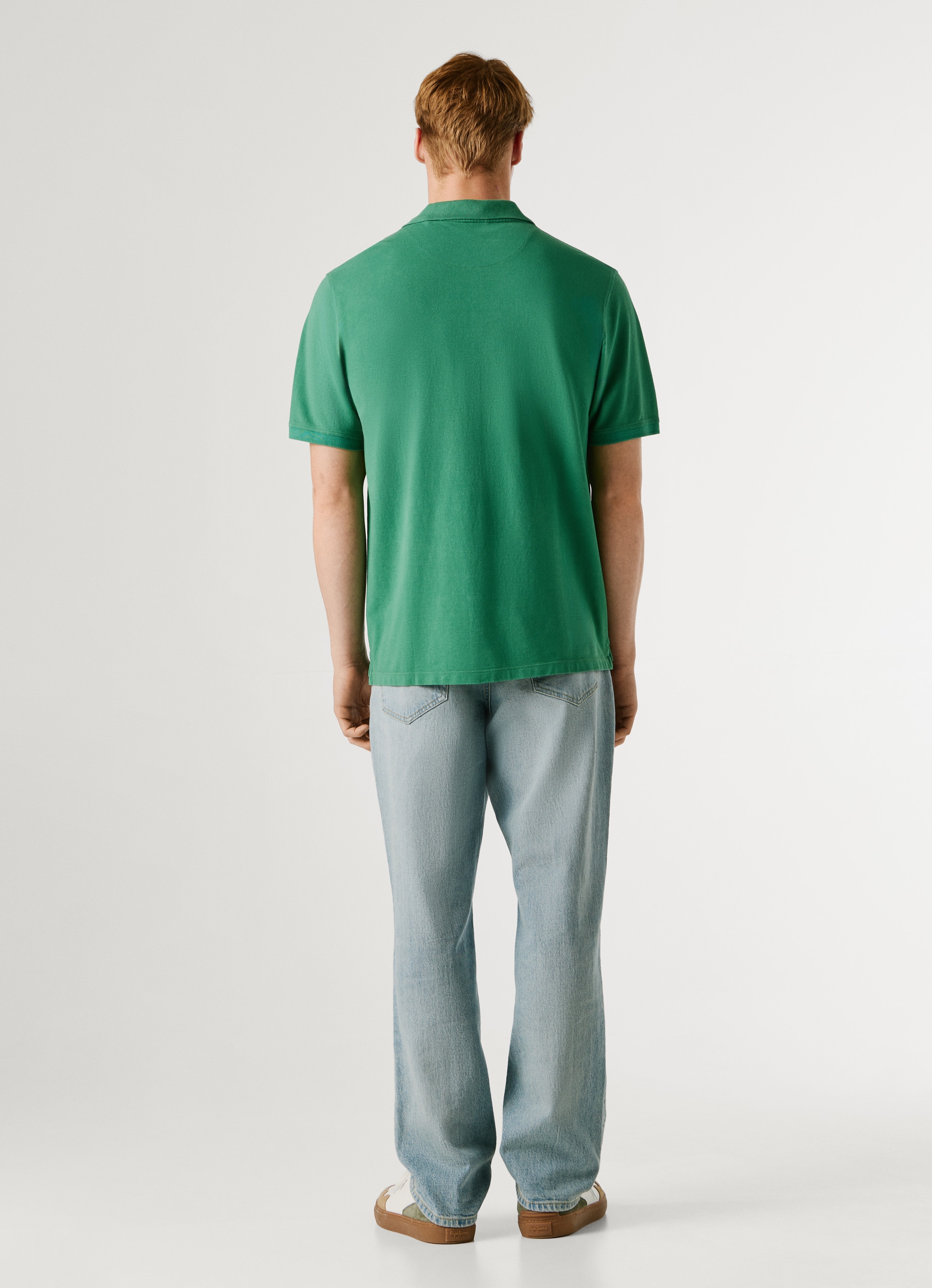 Pepe Jeans Poloshirt »OSCAR« aus Baumwoll-Piqué, mit Logostickerei