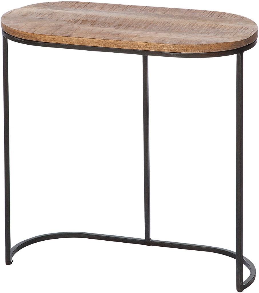 GILDE Beistelltisch »2er Set Beistelltisch oval Camara« 2 Stk. tlg. Wohnzimmer, Ablagetisch, Sofatisch, Beistellmöbel, Interior