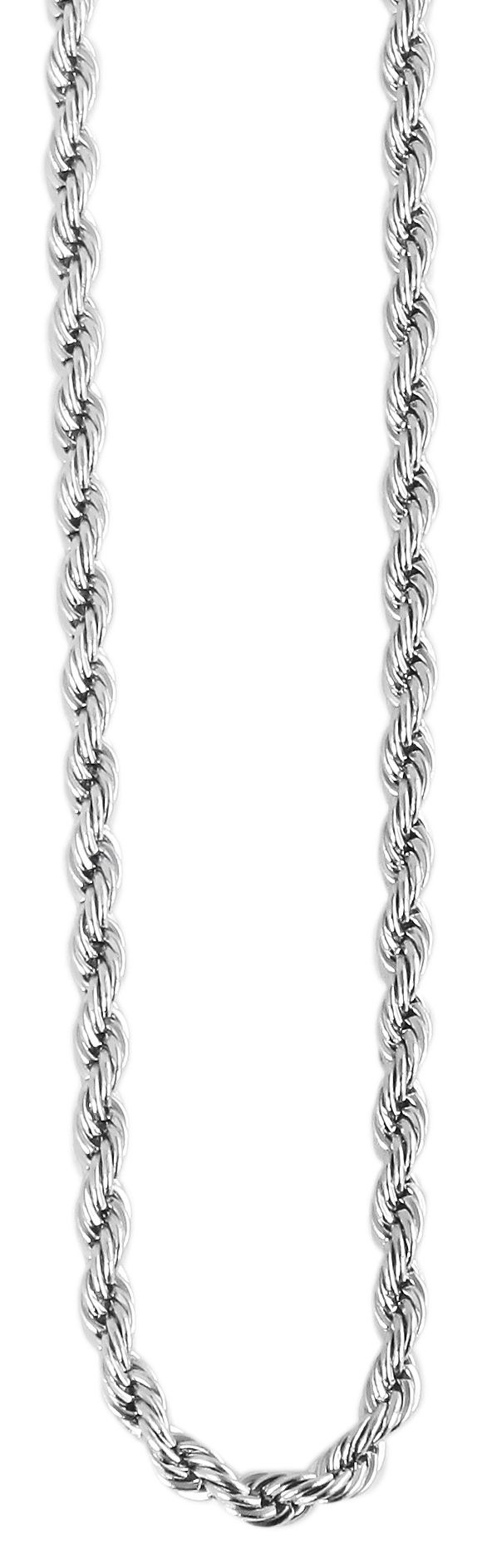 Adelia´s Gliederkette »Unisex Halskette ¿ Kordelkette aus Edelstahl«