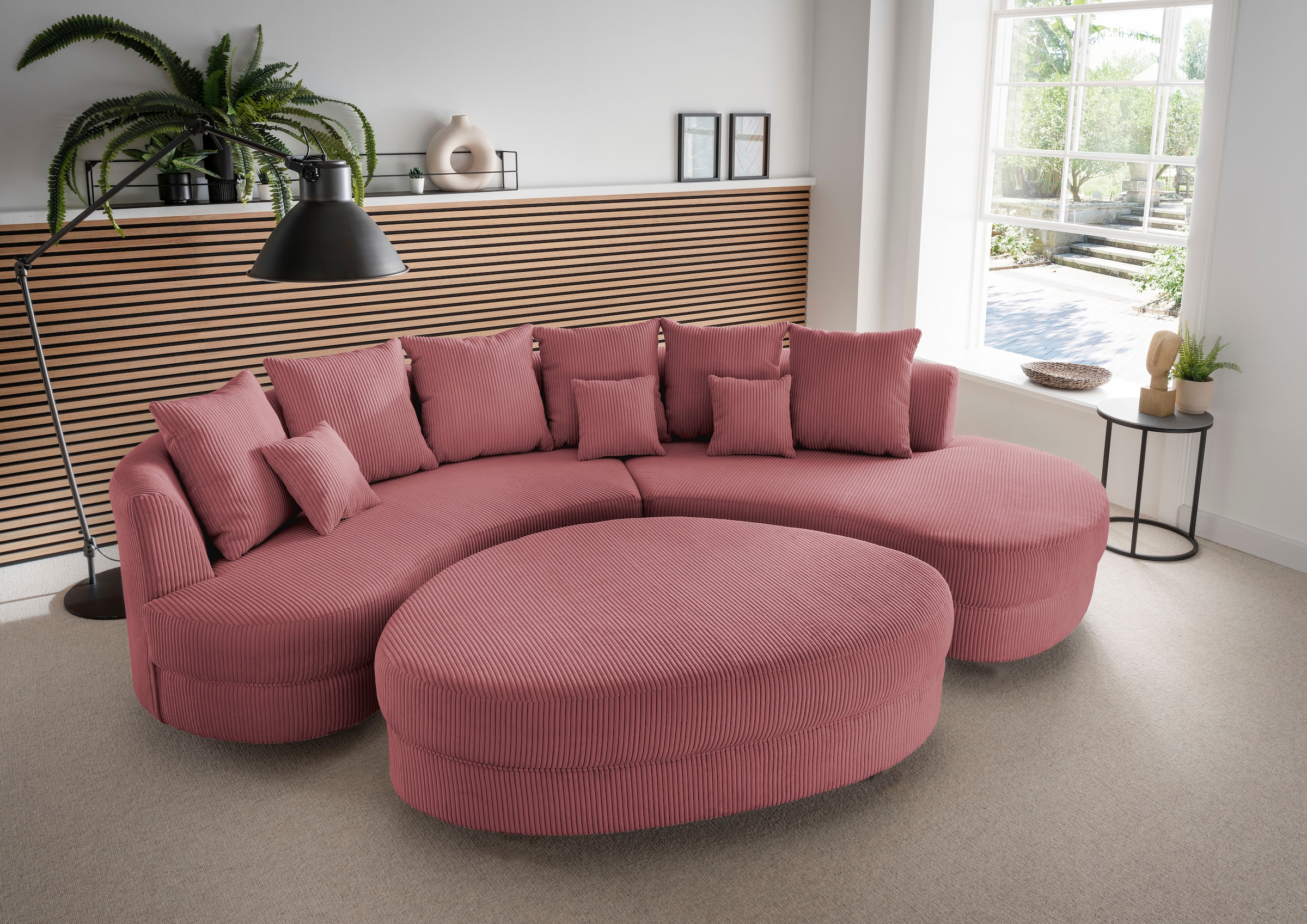 Home affaire Polsterhocker »Lazio modern und bequem, tolle Detailverarbeitung«