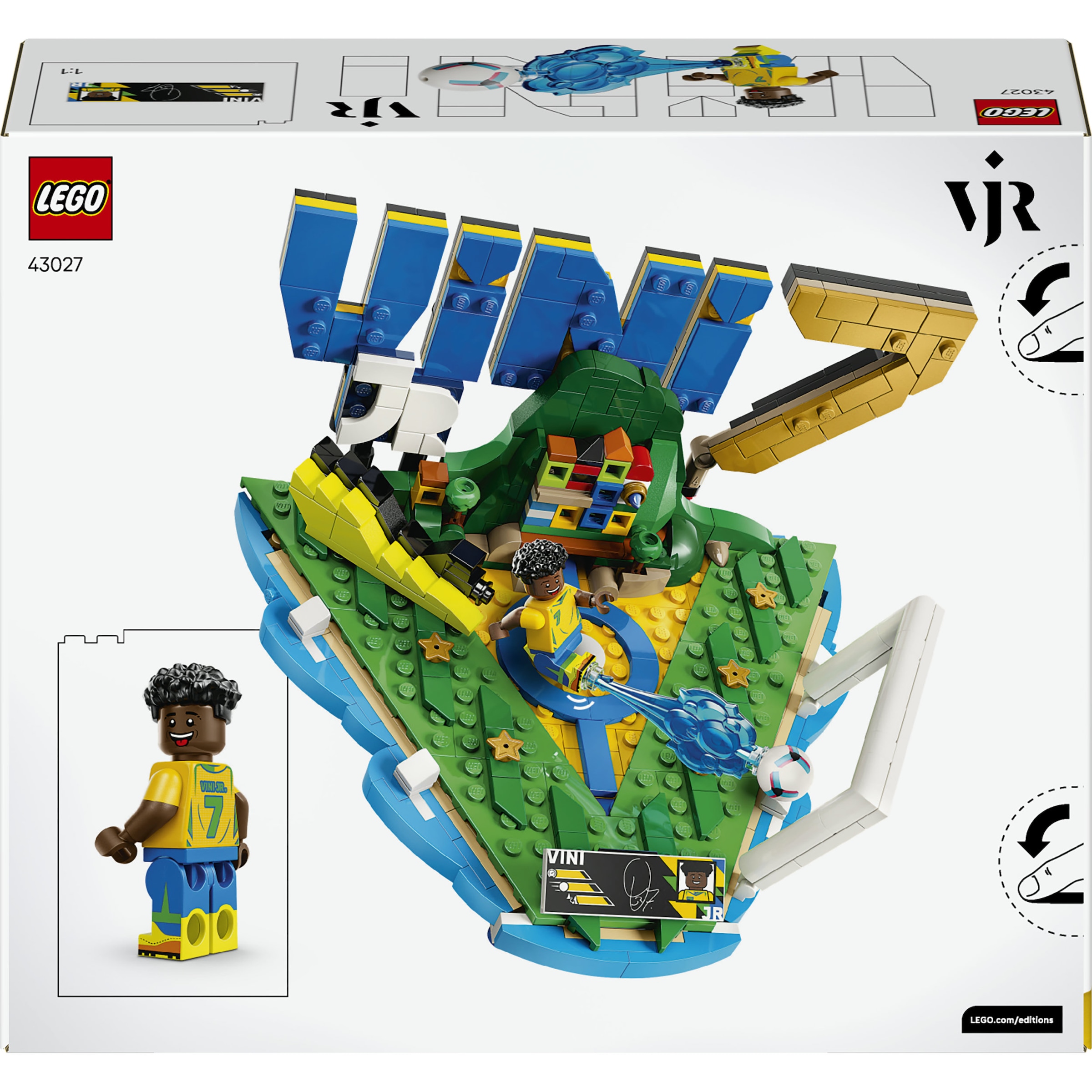 LEGO® Konstruktionsspielsteine »Vini Jr. – Fußball-Highlights (43027), LEGO Editions Football«