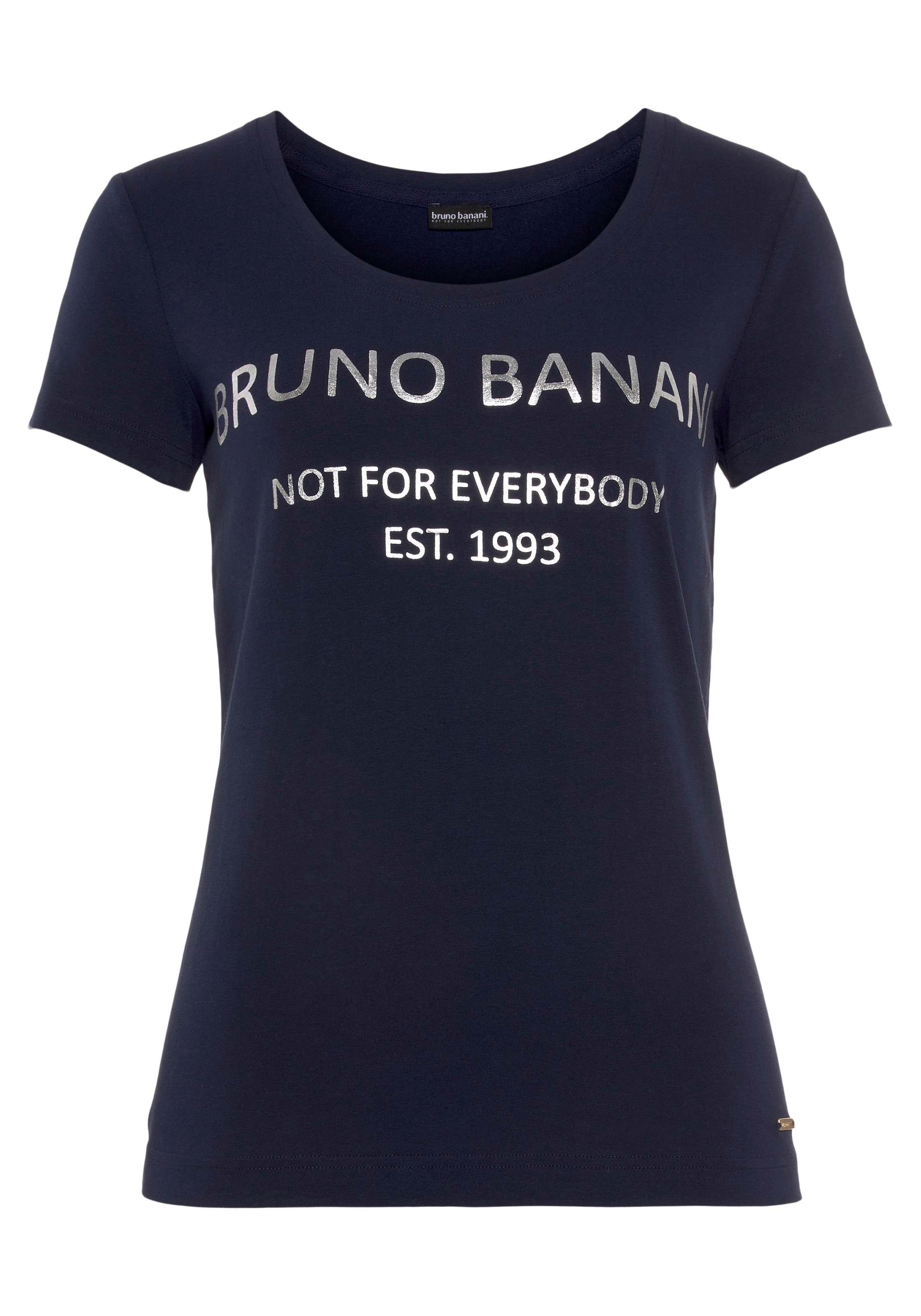 Bruno Banani T-Shirt, mit KOLLEKTION kaufen bei OTTO online goldfarbenem NEUE Logodruck