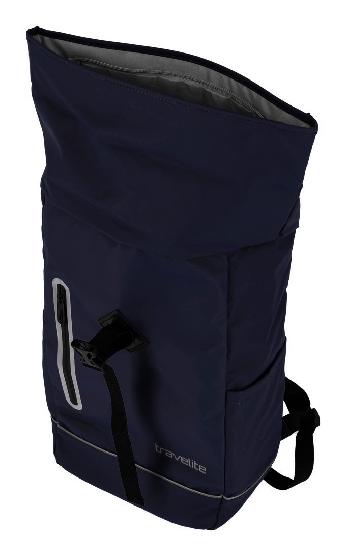 travelite Freizeitrucksack »BASICS Roll-Up Rucksack aus Plane« mit variablem Roll-Up-Verschluss