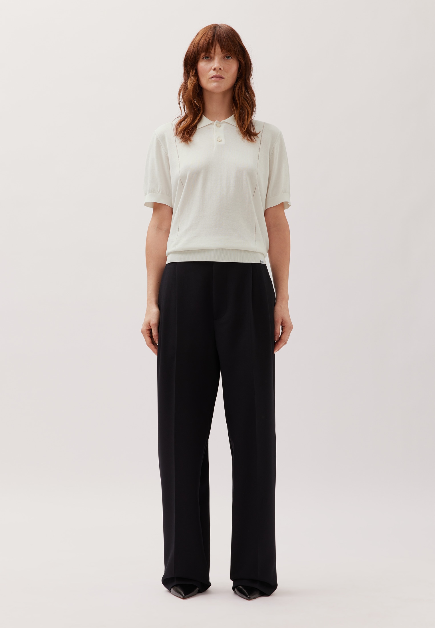 studio seidensticker Poloshirt Strick Polo Uni