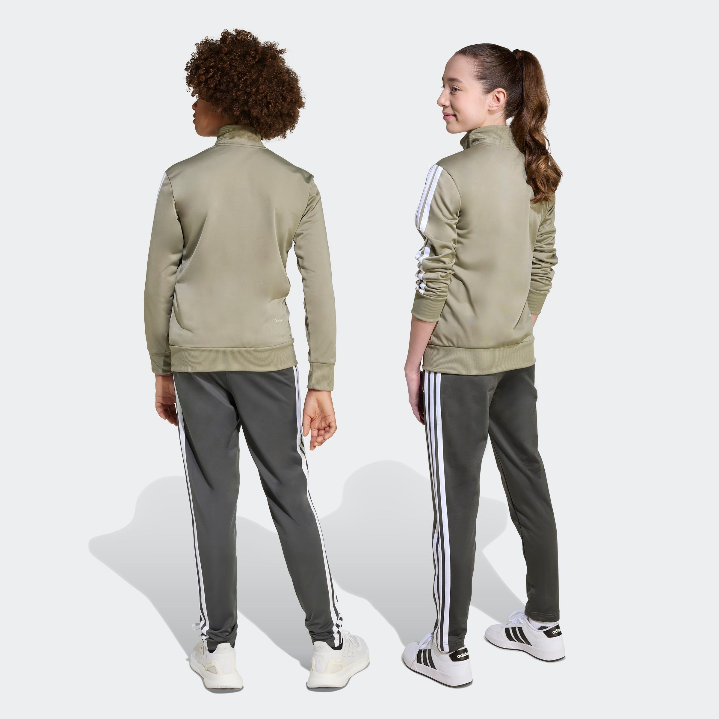 adidas Sportswear Trainingsanzug »SEASONAL ESSENTIALS TIBERIO 3-STREIFEN TRICOT KIDS« 2 Stk.