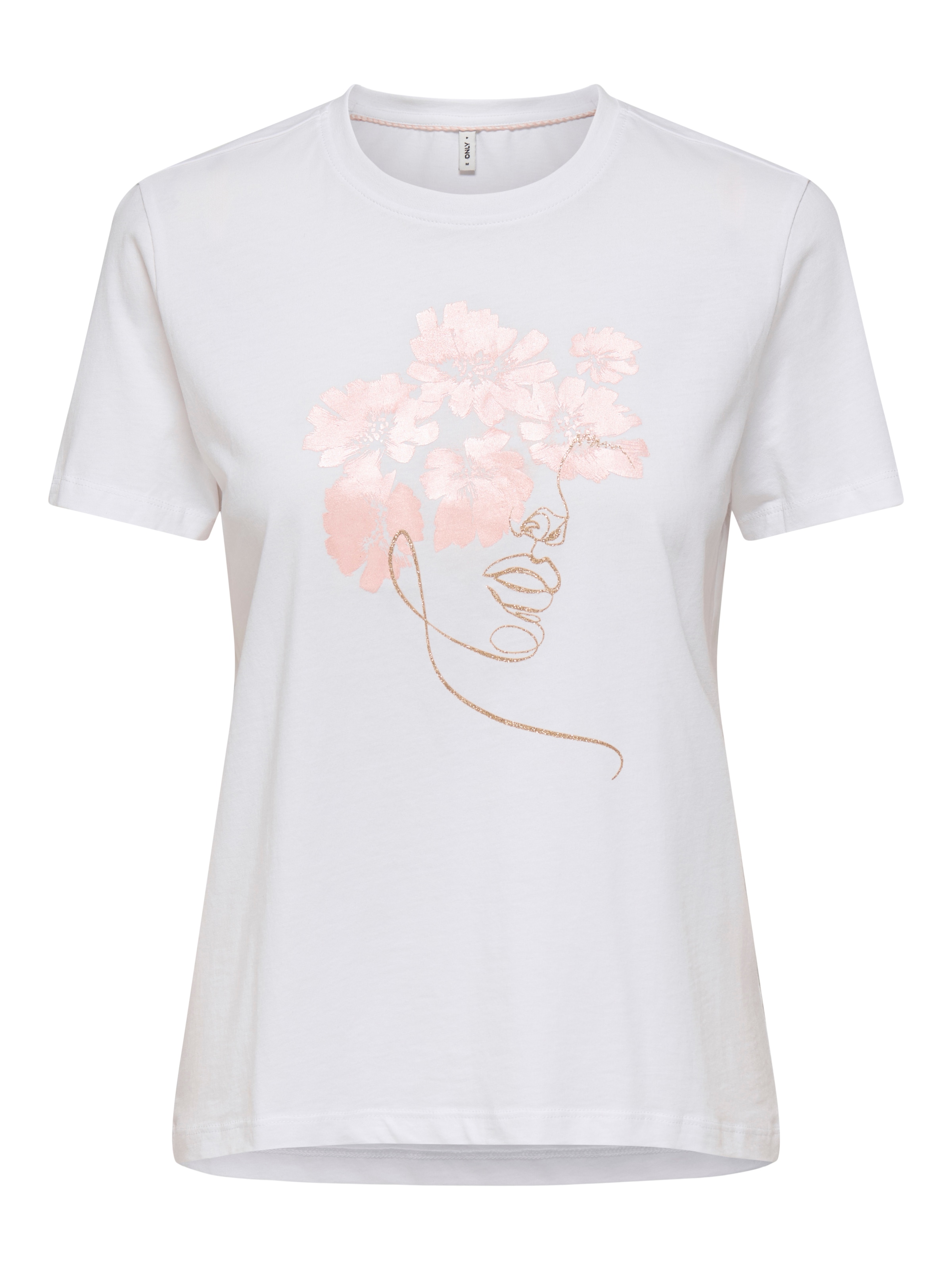 ONLY Kurzarmshirt »ONLKITA LIFE REG S/S MIX TOP CS JRS EX.« Baumwolle, regular fit