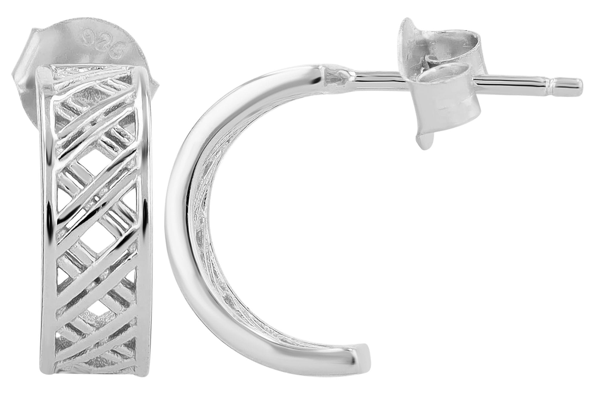 Adelia´s Paar Ohrstecker »Damen Ohrringe ¿ Ohrstecker aus 925 Silber«