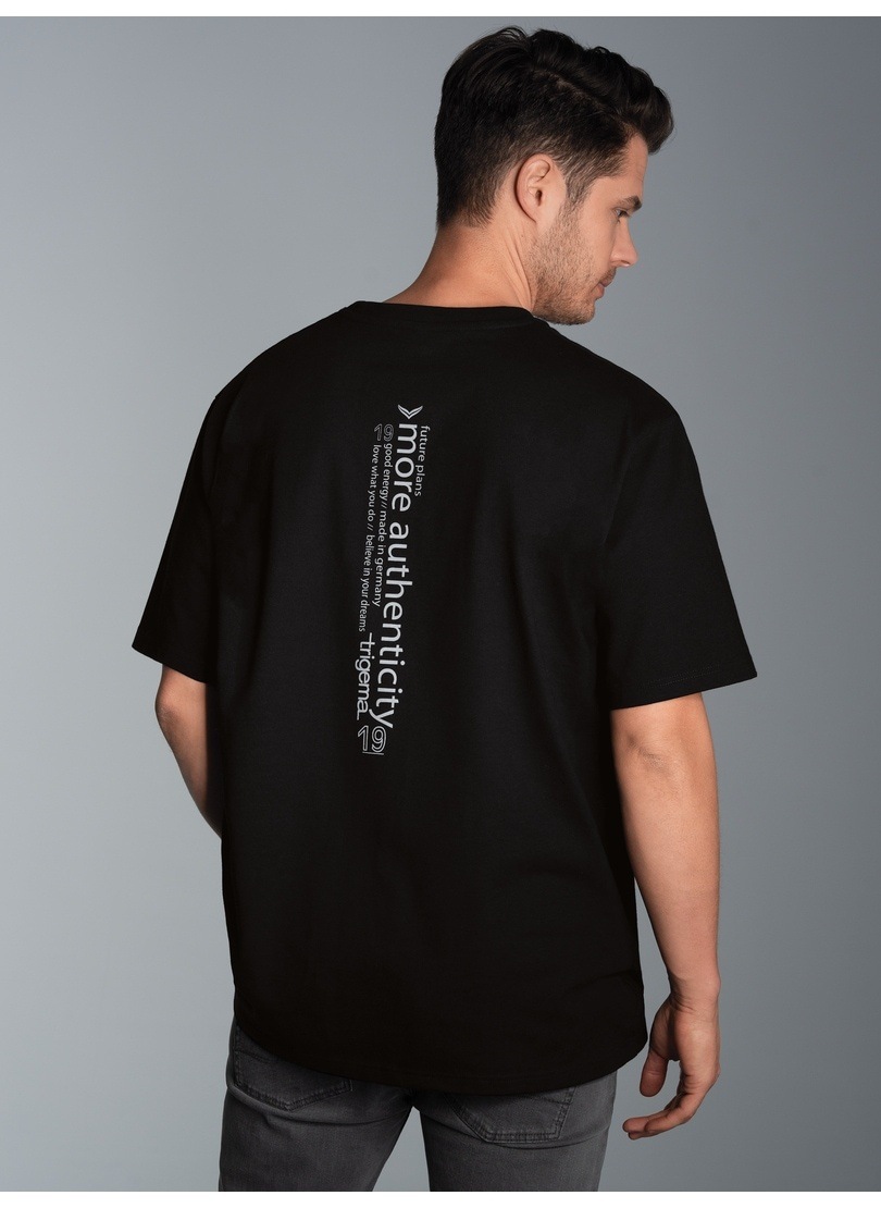 Trigema T-Shirt »TRIGEMA Oversized T-Shirt mit Rückenprint«, (1 tlg.)