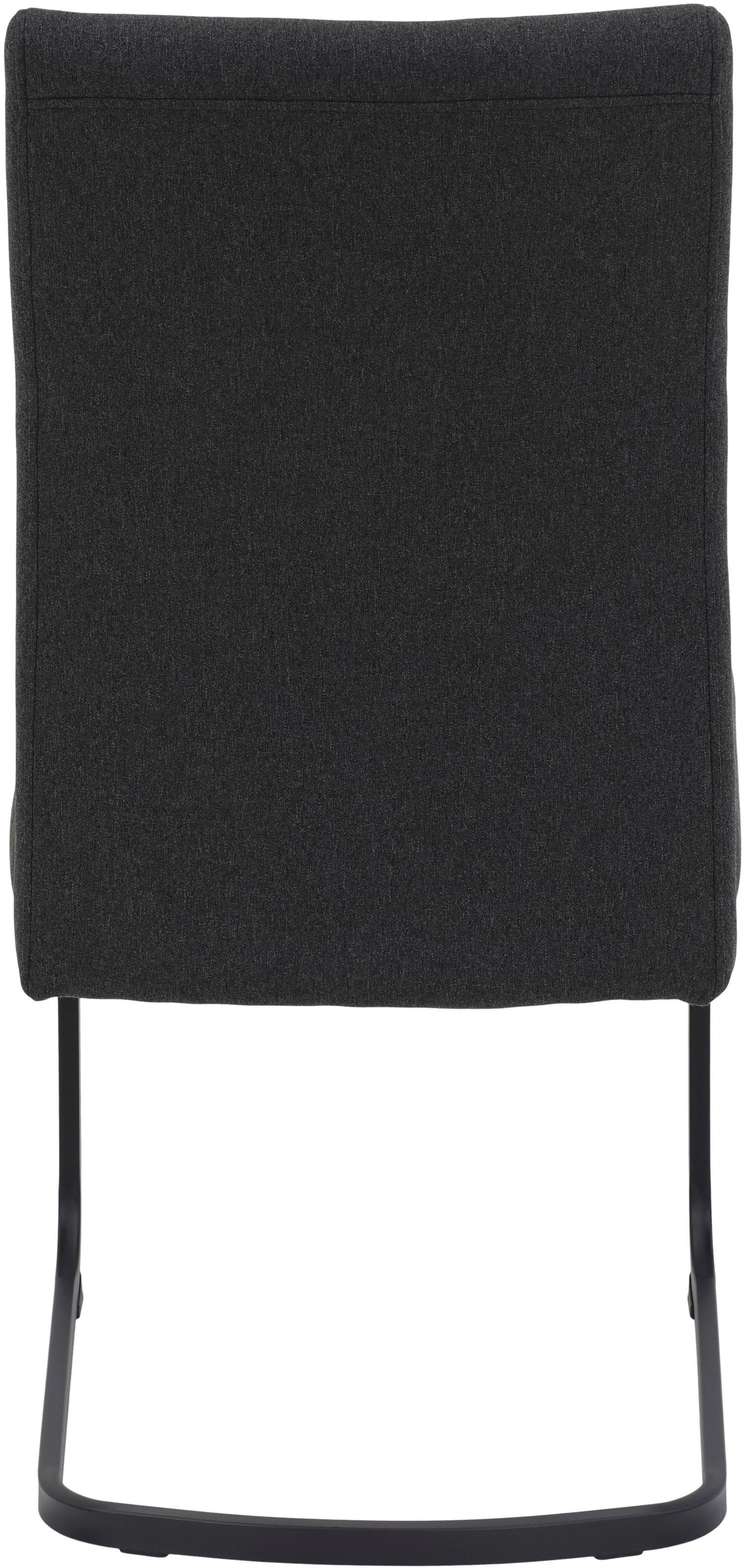 HELA Freischwinger »BRINDISI, Esszimmerstuhl«, (Set), 2 St., Webstoff-Flachgewebe, XL-Sitz,Federkorb,140kg belastbar,Zertifizierter "Waterfree" Stoff