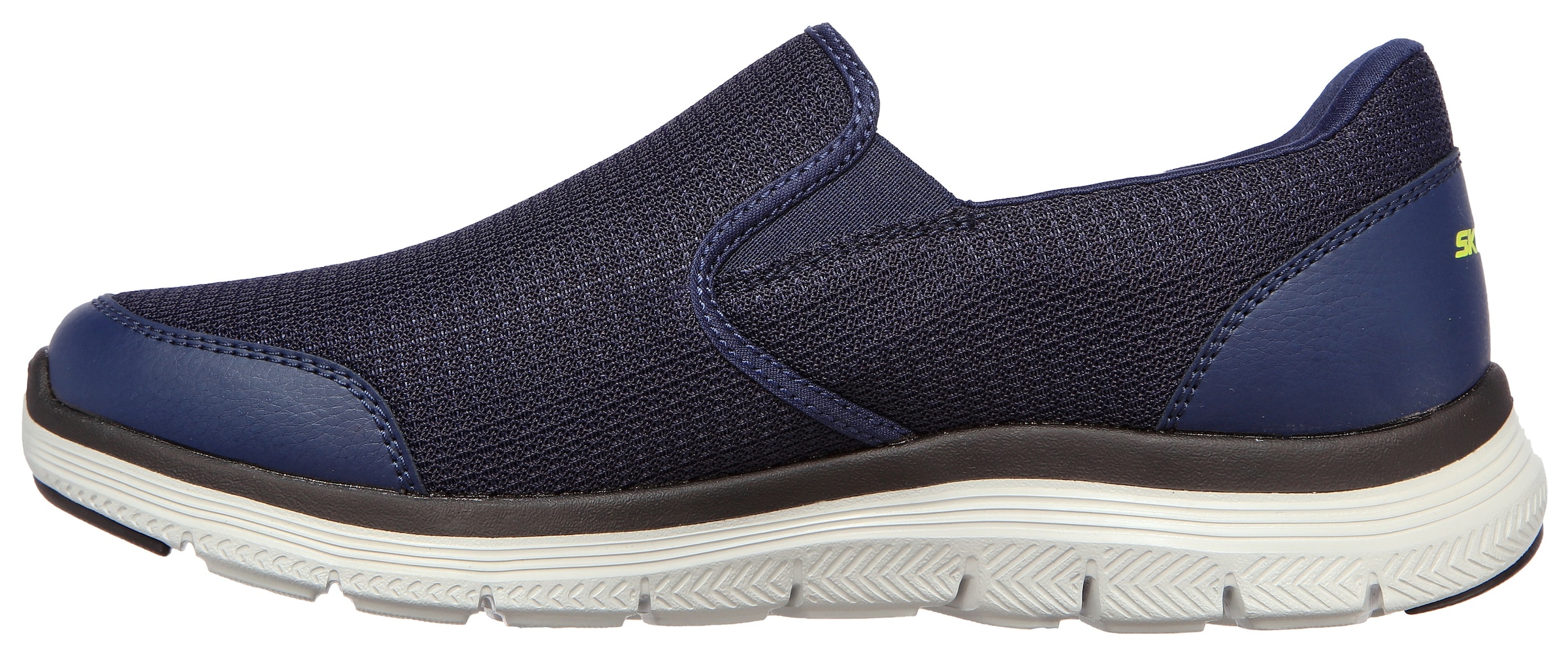 Skechers Slip-On Sneaker »FLEX ADVANTAGE 4.0«, Slipper, Schhlupfschuh, Komfortschuh mit Air Cooled Memory Foam
