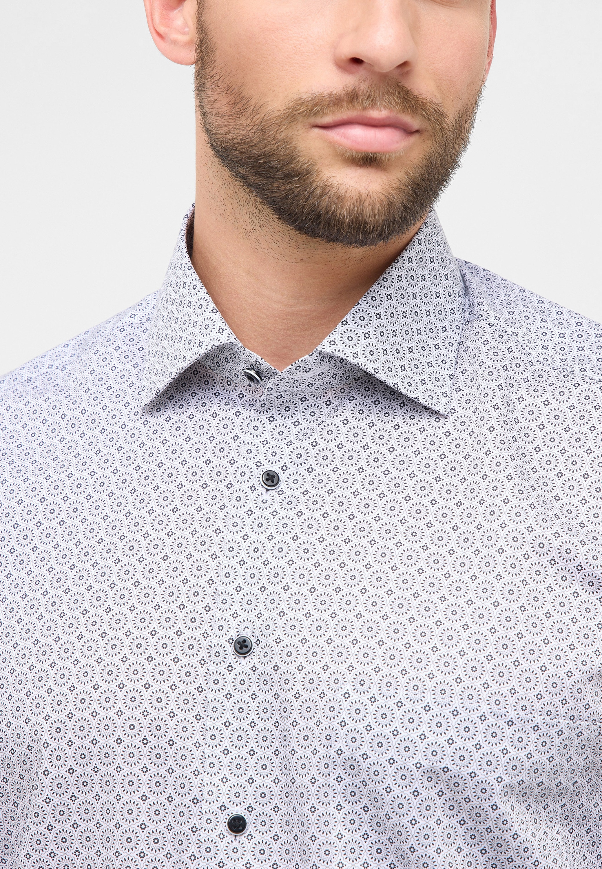 Eterna Langarmhemd »COMFORT FIT« NON IRON (bügelfrei)