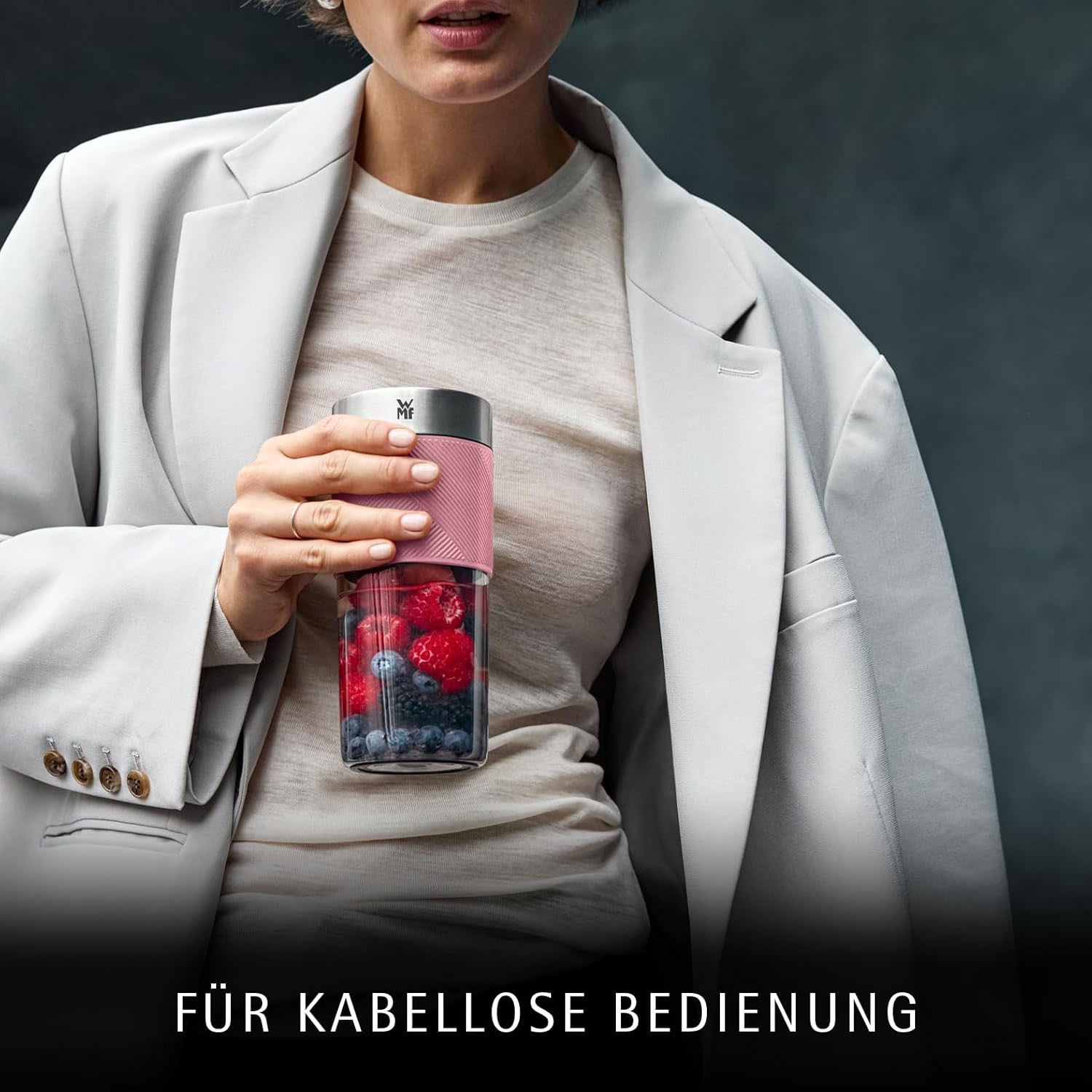 WMF Smoothie-Maker »KÜCHENminis Mix on the Go« 50 W tragbar, wiederaufladbar, 300 ml, 50 W, langlebiger Akku, 20.000 U/min