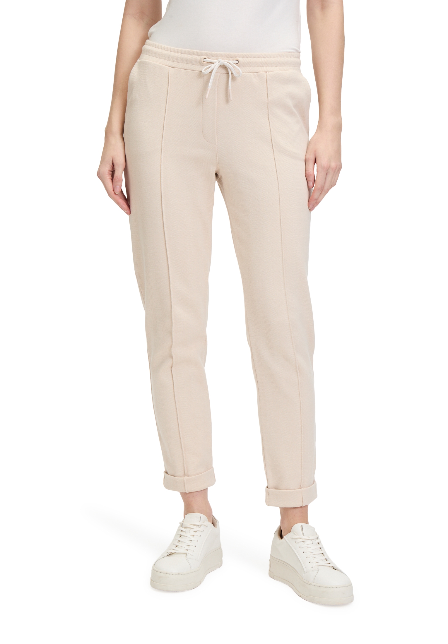 Betty&Co Schlupfhose »Schlupfhose mit Bindegürtel«