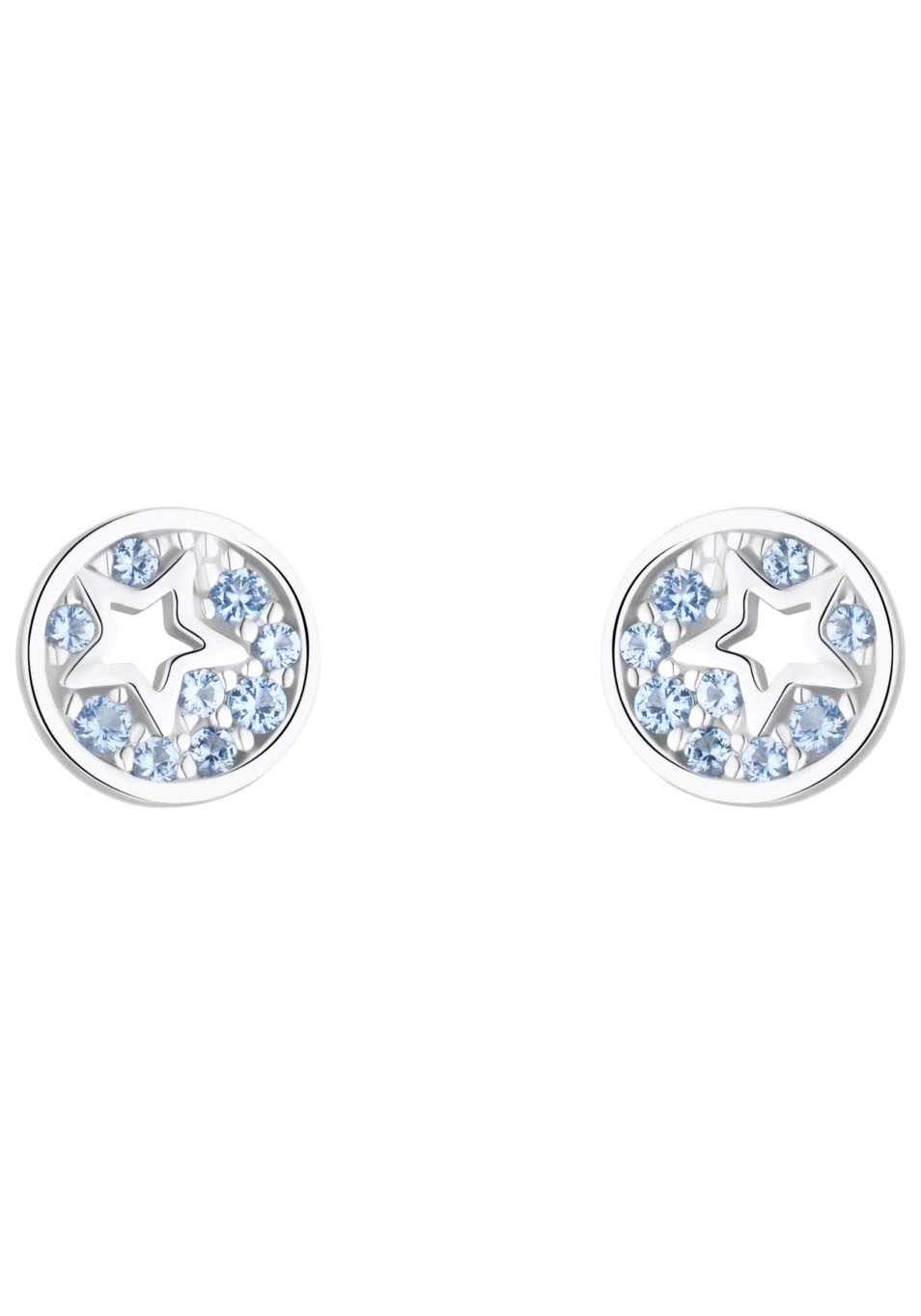 s.Oliver Junior Paar Ohrstecker »Sterne, 2036457, 2036458«, mit Zirkonia (synth.)