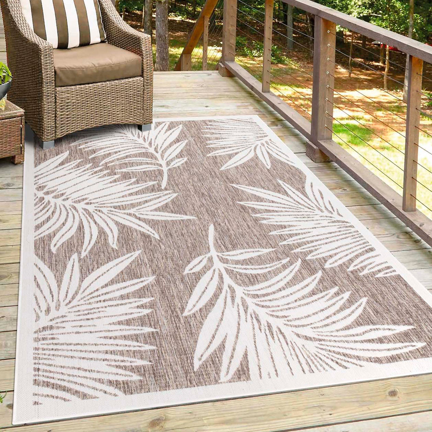 Carpet City Teppich »Outdoor«, rechteckig, quadratischer OTTO auch Form UV-beständig, Flachgewebe, bei erhältlich in bestellen