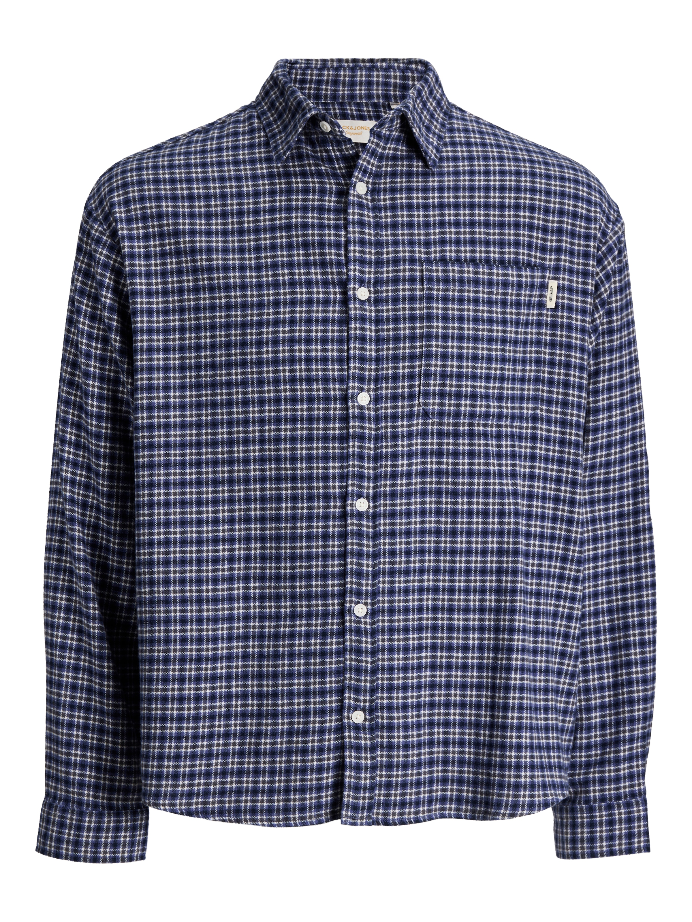 Jack & Jones Langarmhemd »JORFREDERIKSBERG FLANNEL SHIRT L/S« Baumwolle, regular fit