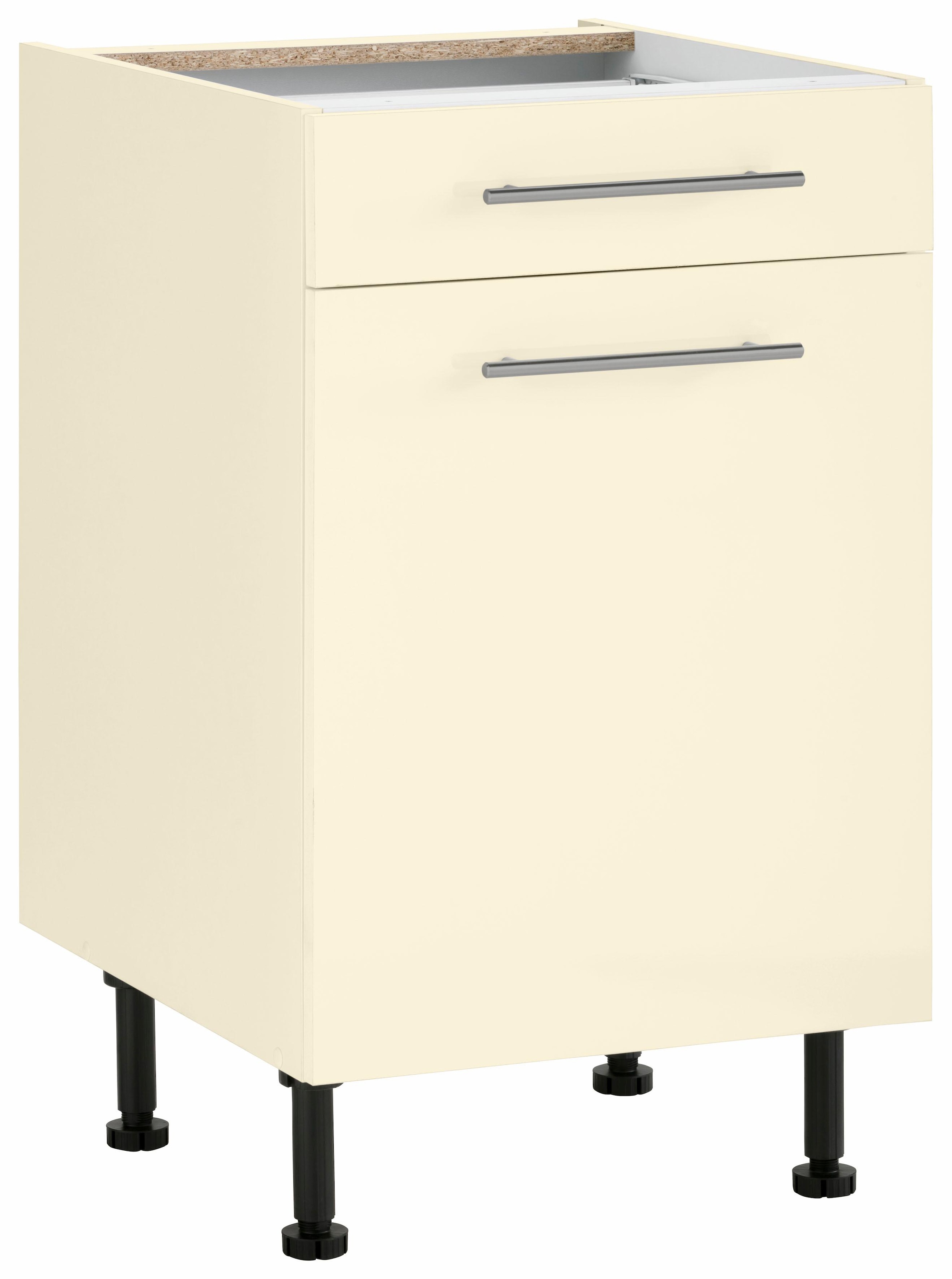 wiho Küchen Unterschrank »Ela«, Breite 50 cm, höhenverstellbare Füße