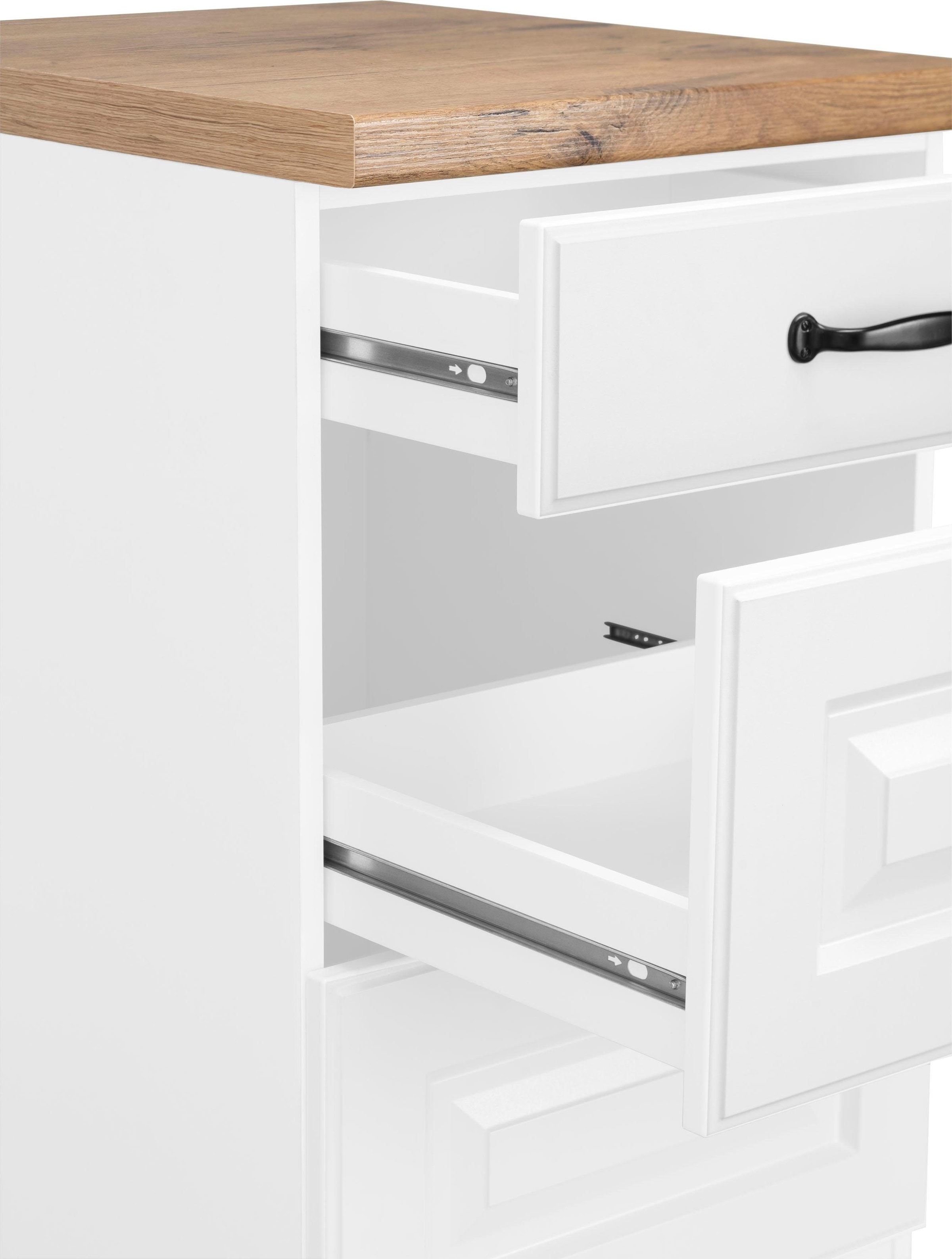 wiho Küchen Unterschrank »Erla«, 50 cm breit, mit 2 großen Auszügen