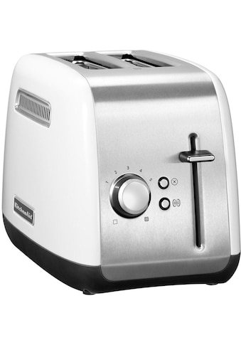 Toaster »5KMT2115EWH WEISS«, 2 kurze Schlitze, für 2 Scheiben, 1100 W