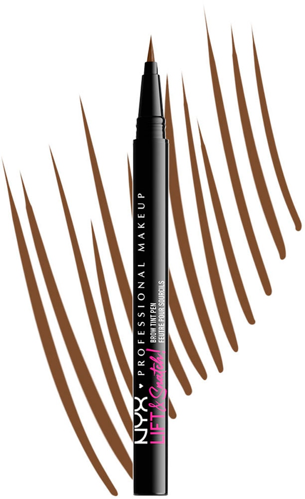 NYX Augenbrauen-Stift »Professional Makeup Lift & Snatch Brow Tint Pen«, mit ultra dünner Spitze