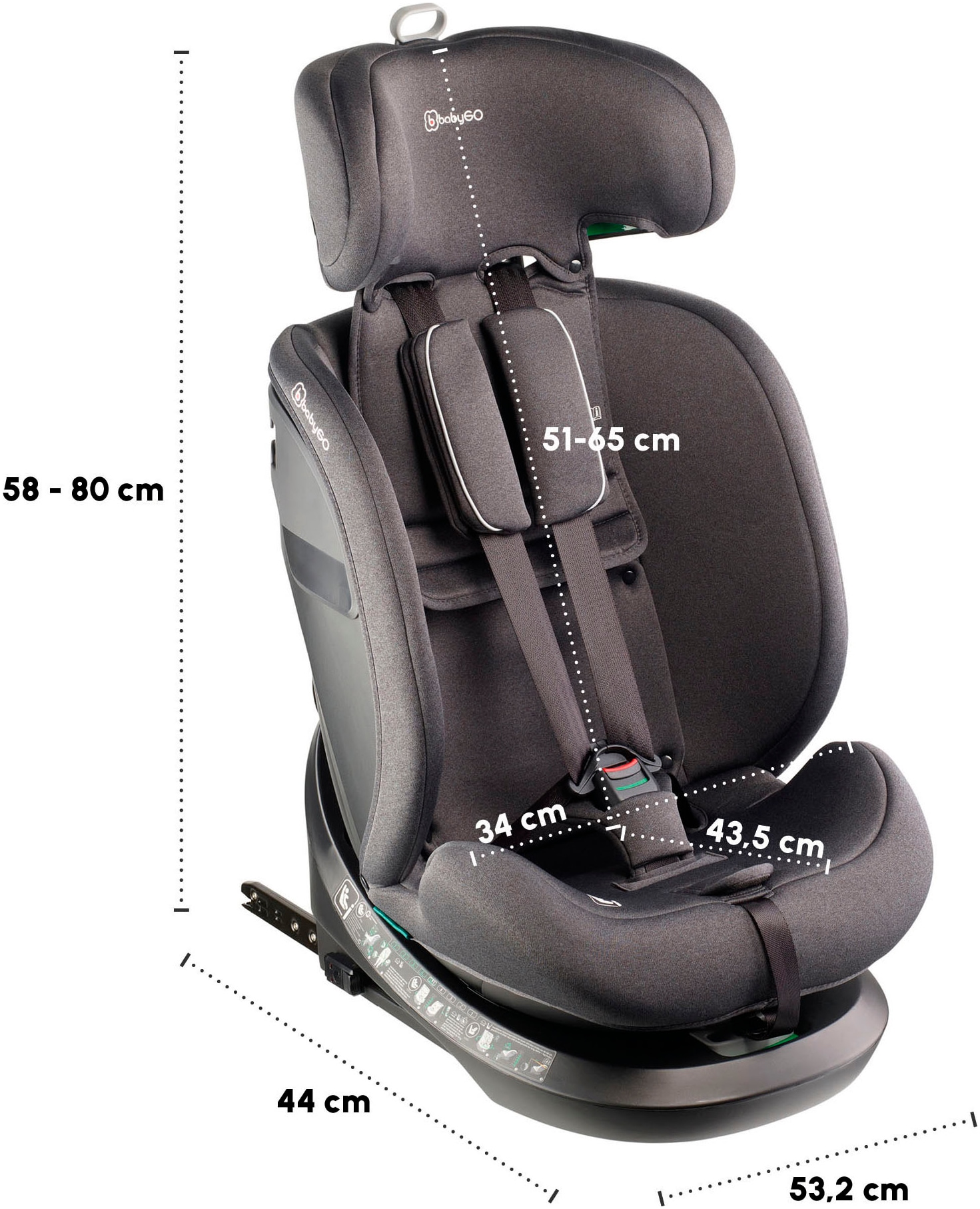 BabyGo Autokindersitz »Protection 360 Grad«