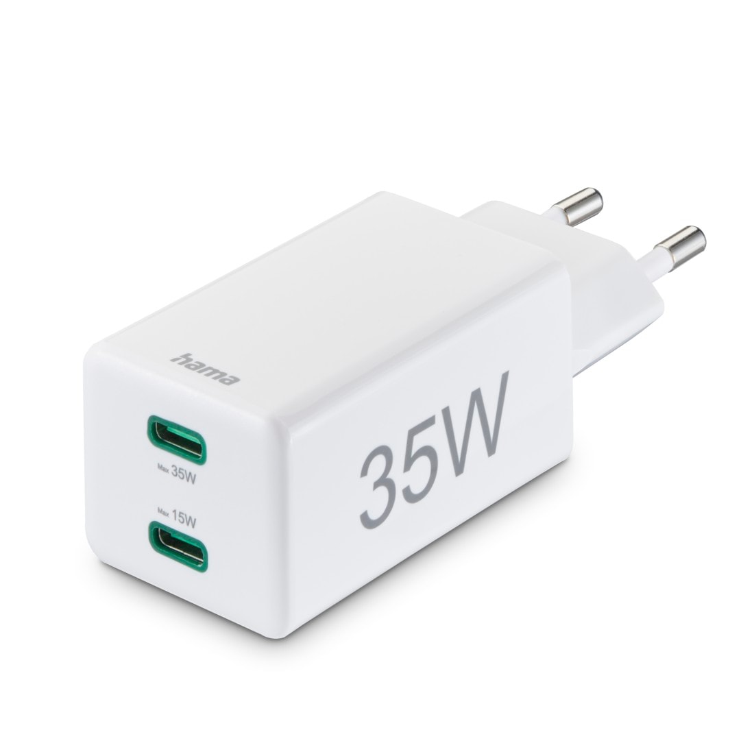 USB-Ladegerät »2fach USB-Ladestecker 35 W, 2x USB-C, Schnellladegerät Handy Netzteil«