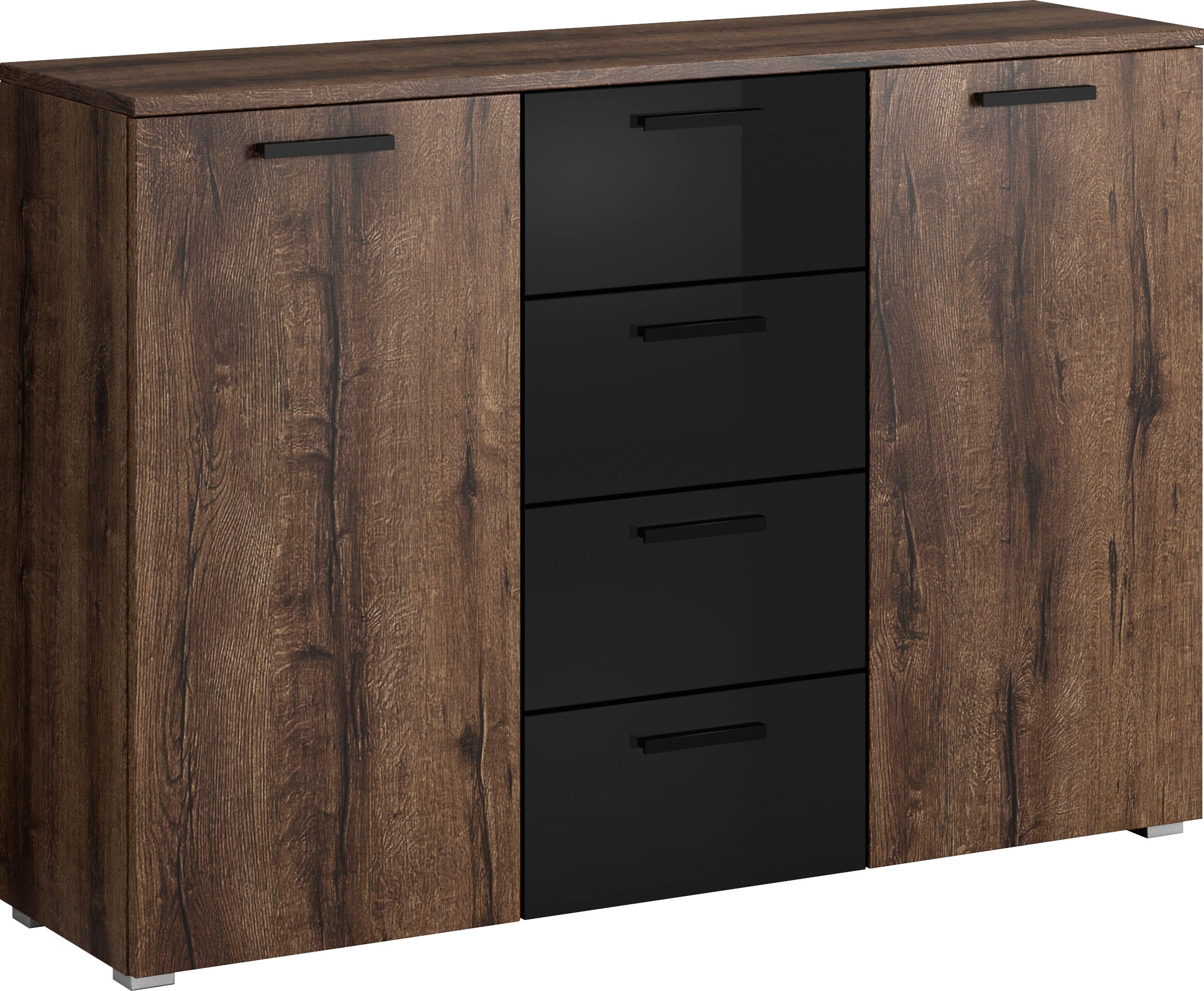 Kombikommode »Galaxy Breite 132 cm, zeitlose Schubladenkommode, Anrichte«, Sideboard,...