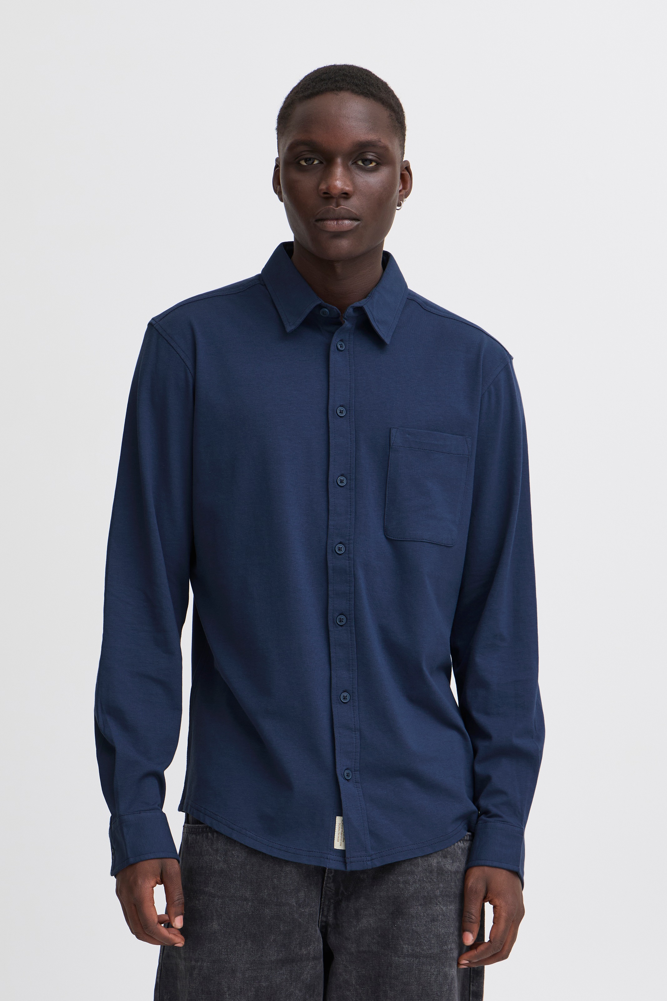 Blend Langarmhemd »BHALO JERSEY SHIRT - NOOS«