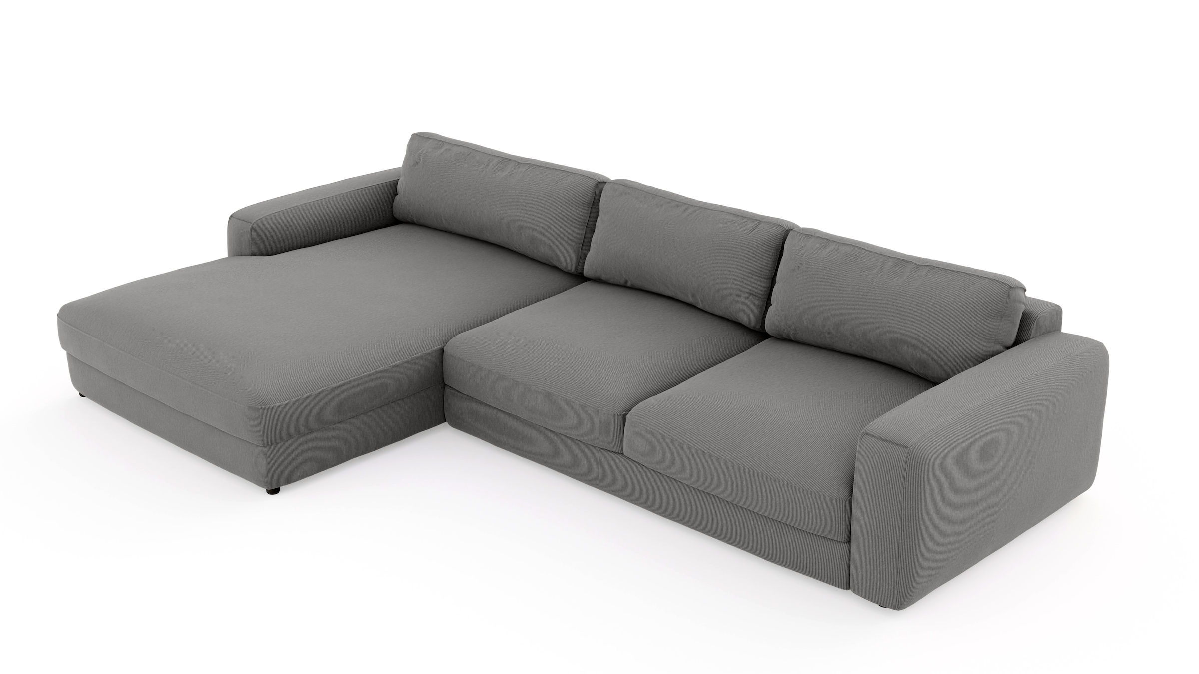 Places of Style Ecksofa »Bloomfield, L-Form«, wahlweise mit Bettfunktion und Bettkasten