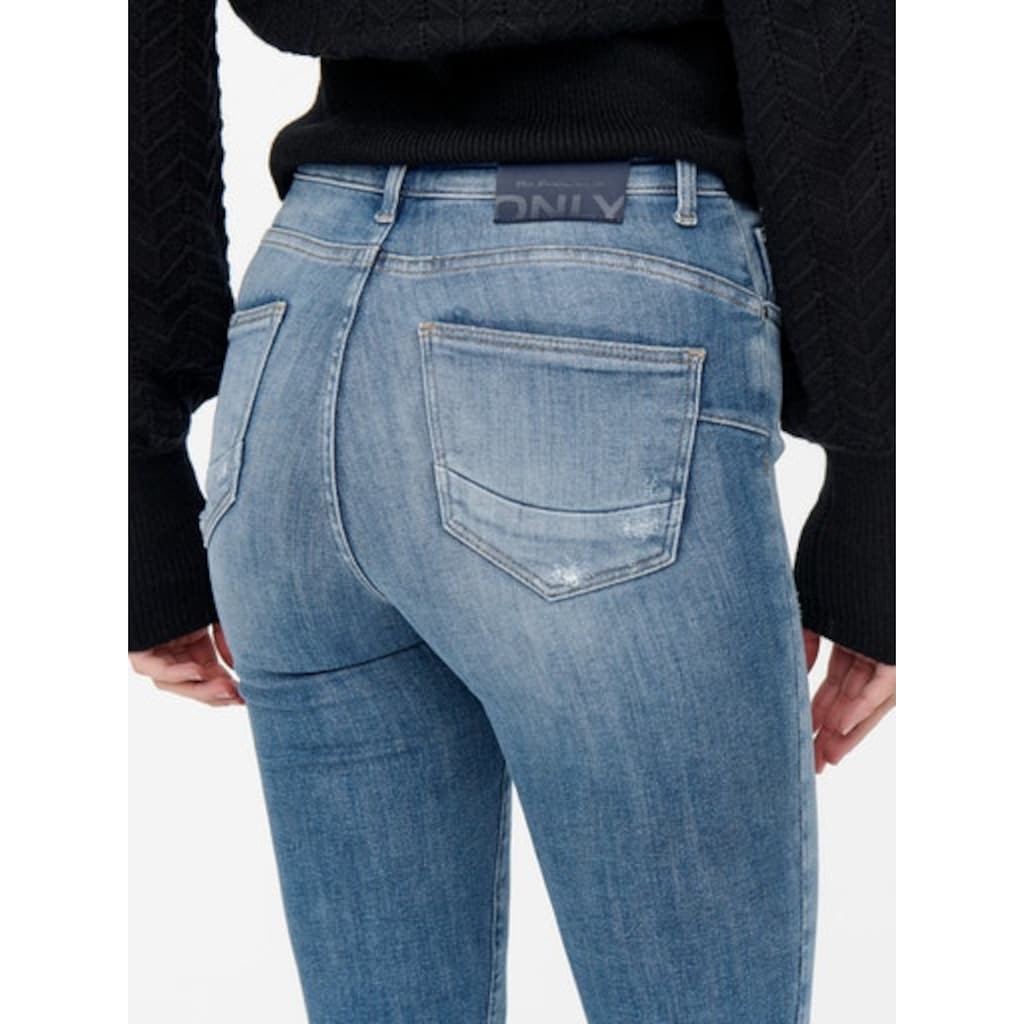 ONLY Skinny-fit-Jeans »ONLPOWER MID PUSH UP SK DEST DNM REA935«