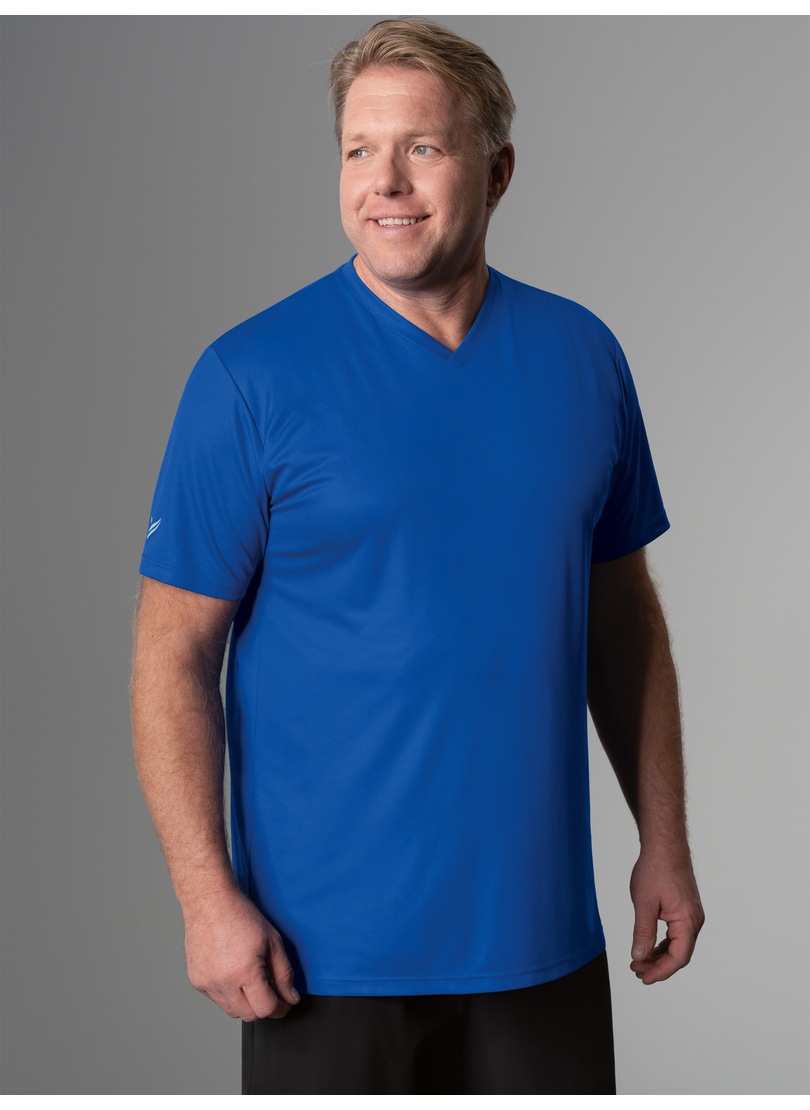 Trigema T-Shirt »TRIGEMA V-Shirt COOLMAX®« 1 Stk.