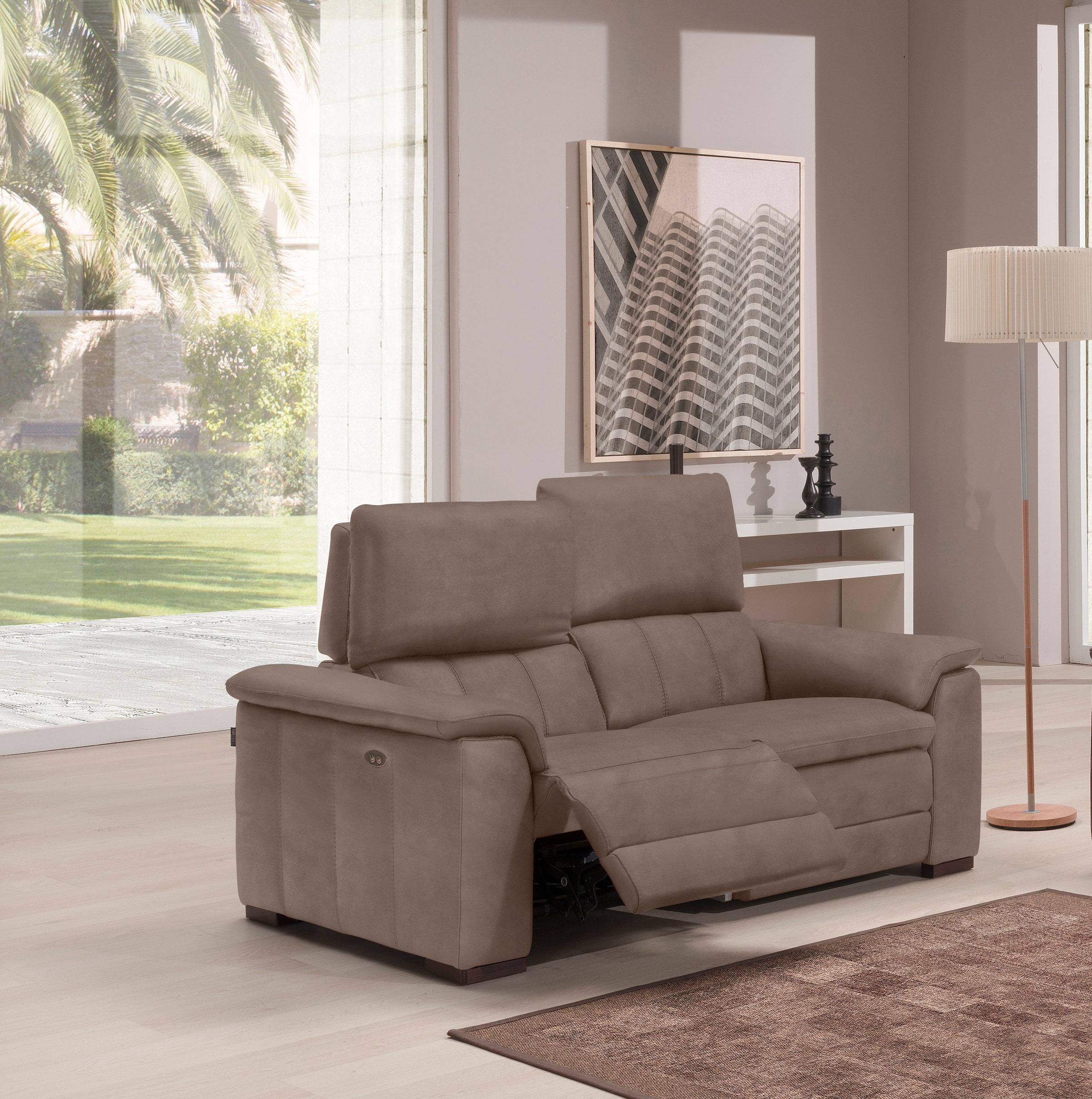 Egoitaliano 2-Sitzer »Capucine« wahlweise mit elektrisch oder manuell verstellbarer Relaxfunktion