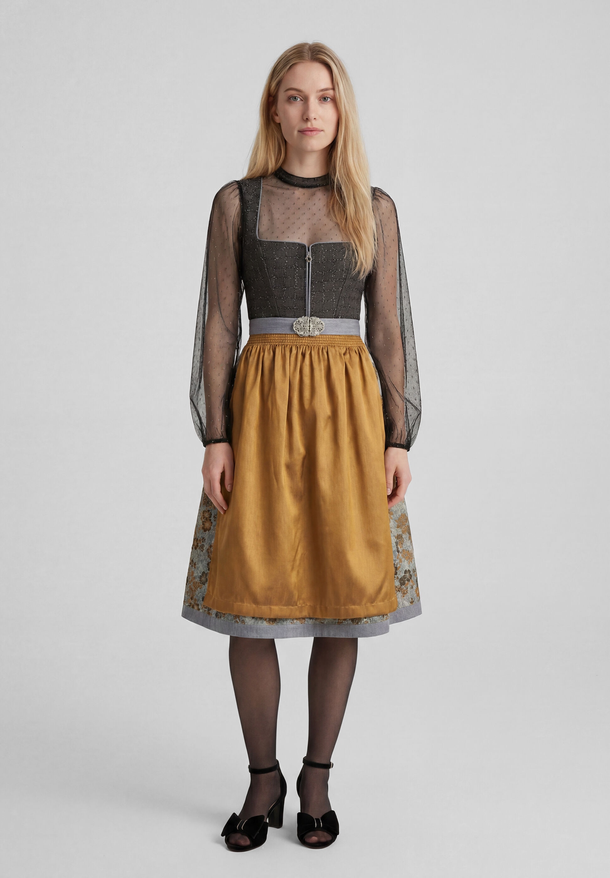 Spieth & Wensky Dirndl »Kleopatra« mit dekorativer Schürze