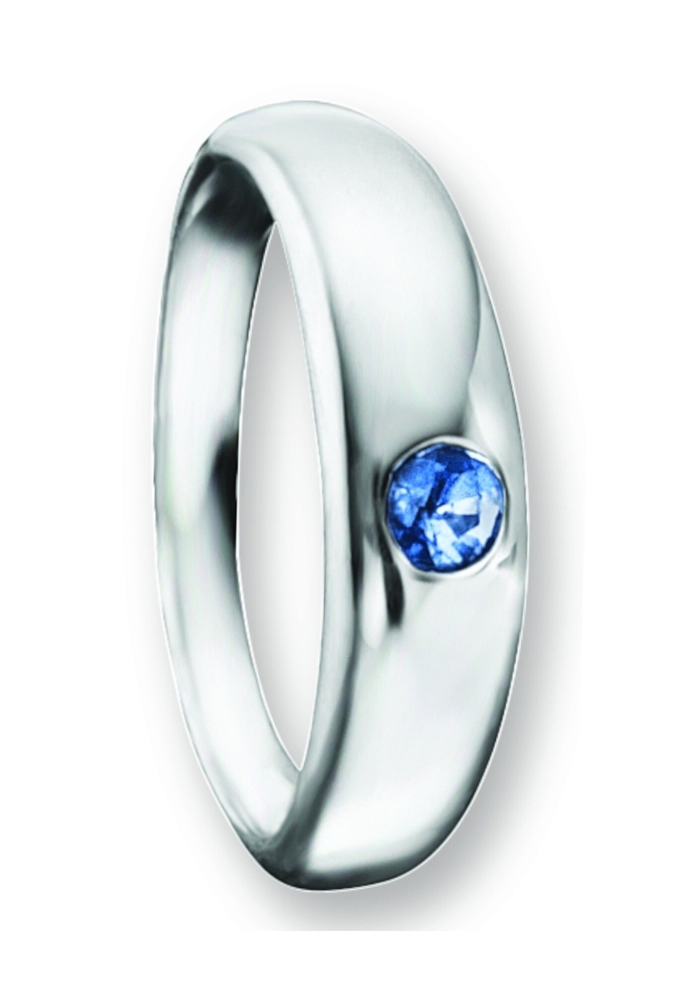 ONE ELEMENT Kettenanhänger »Safir Taufring Anhänger aus 925 Silber«