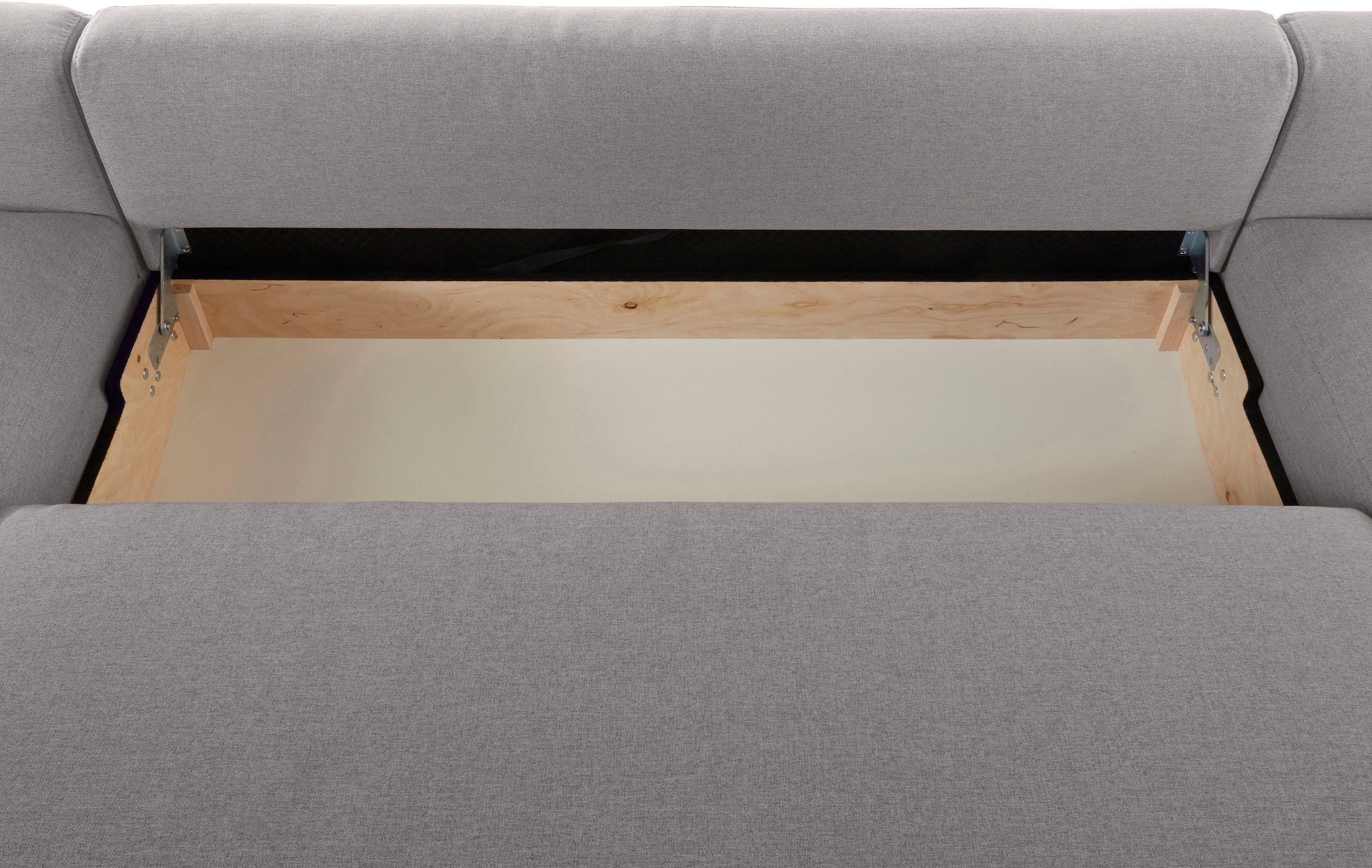 OTTO products Wohnlandschaft »Finnja, viel Platz, wahlweise Bettfunktion und Bettkasten, U-Form«