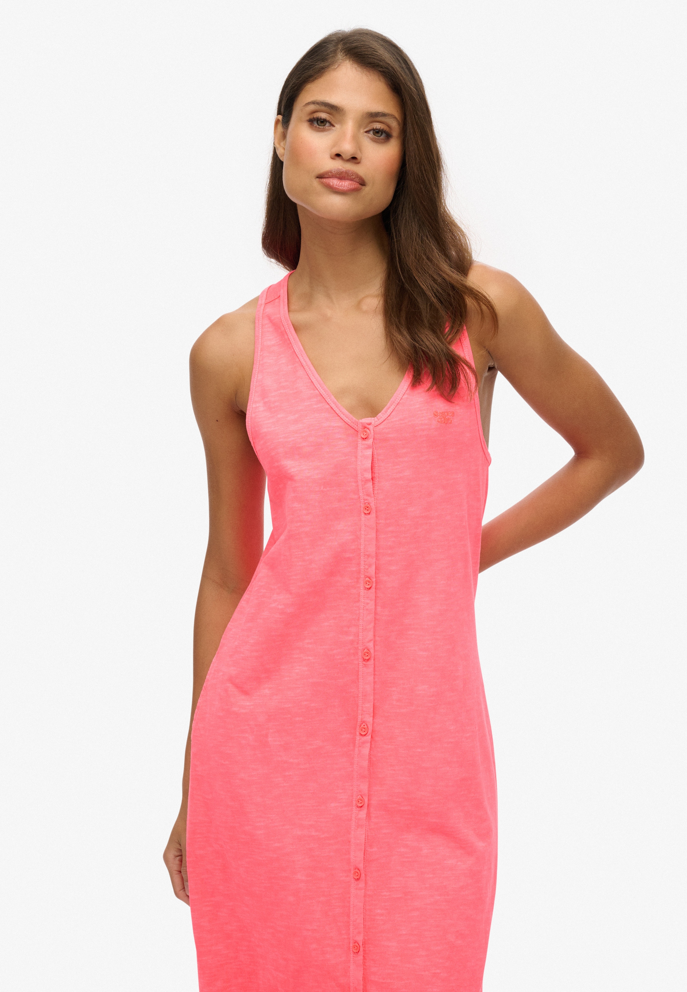 Superdry Jerseykleid »BEACH JERSEY VEST MIDI DRESS«