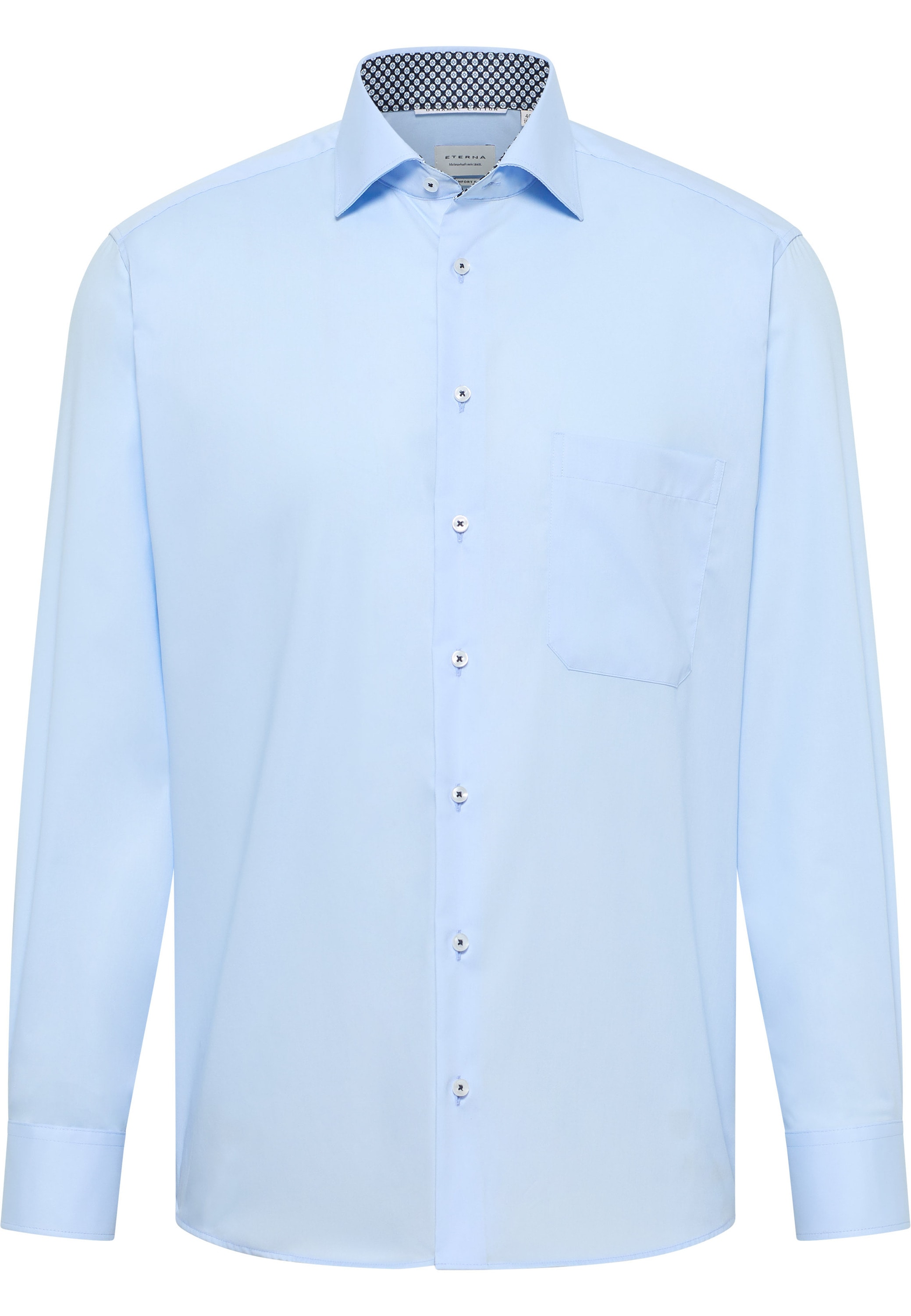 Eterna Langarmhemd »COMFORT FIT« NON IRON (bügelfrei)