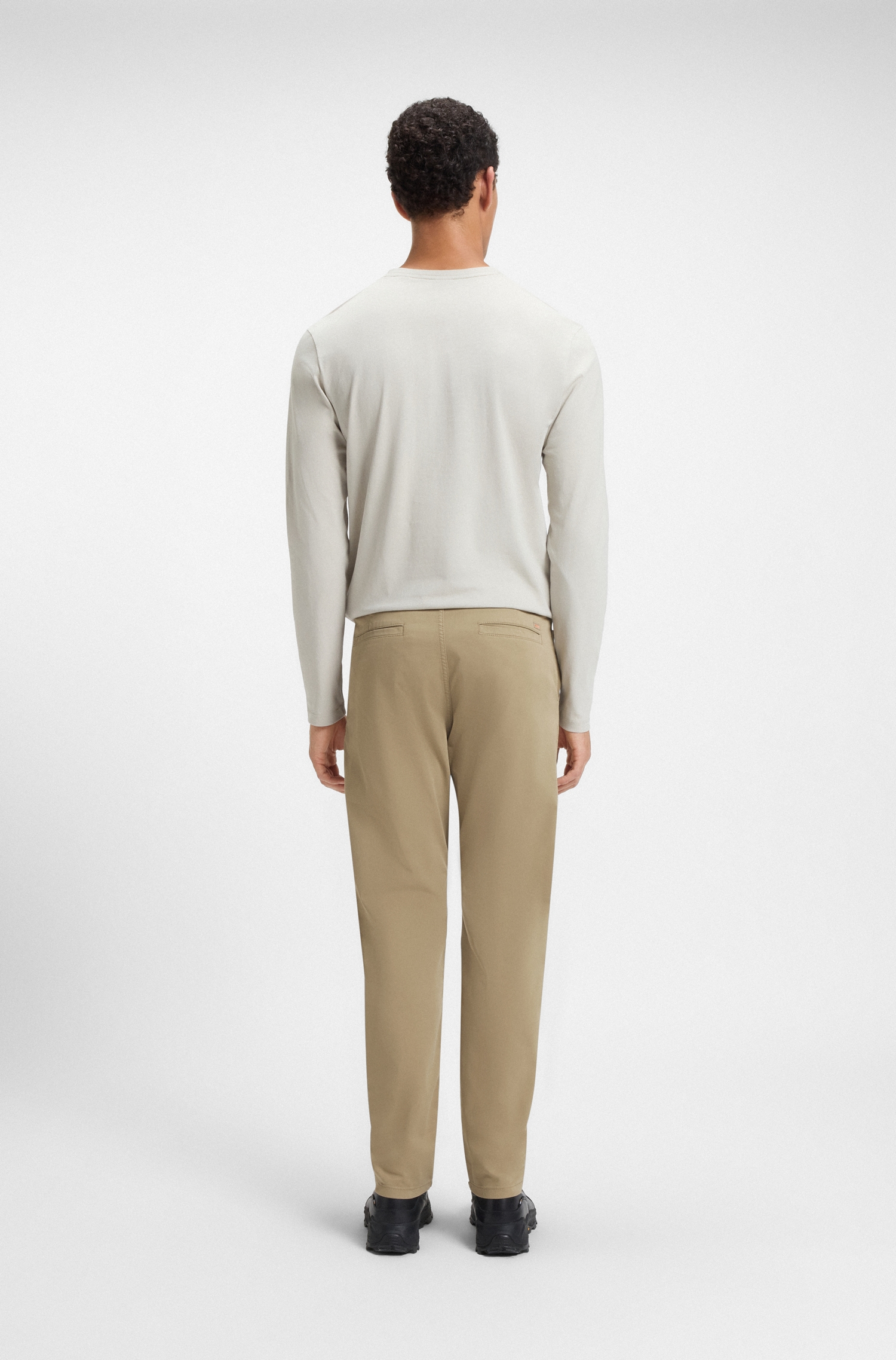 BOSS ORANGE Chinohose »tapered«, mit BOSS Logo hinten