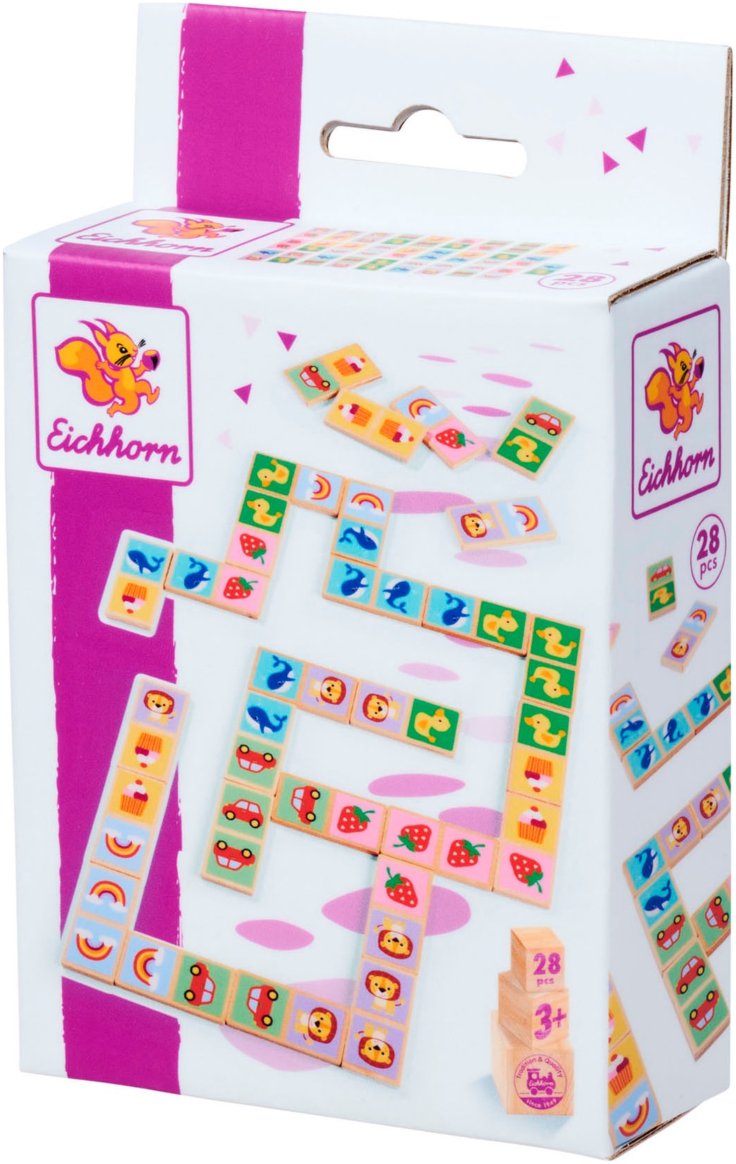 Eichhorn Spiel »Domino und Fädelspiel«