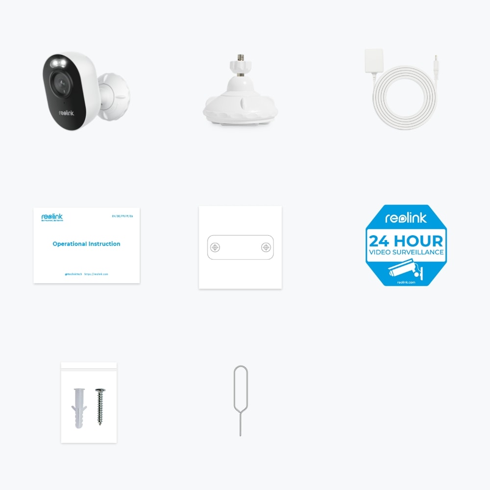 Reolink Überwachungskamera »Lumus Series E430«, Außenbereich-Innenbereich, Spotlight, Dualband-WiFi