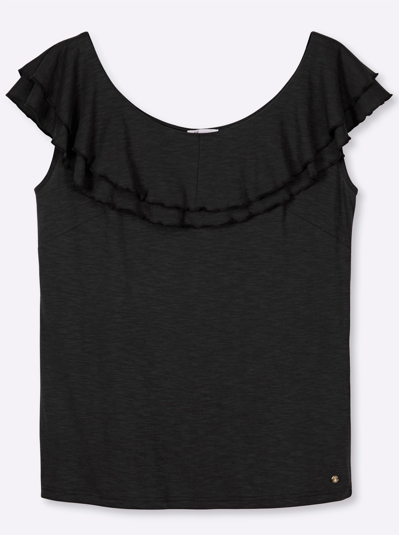 Sheego T-Shirt »Halbarmshirt« 1