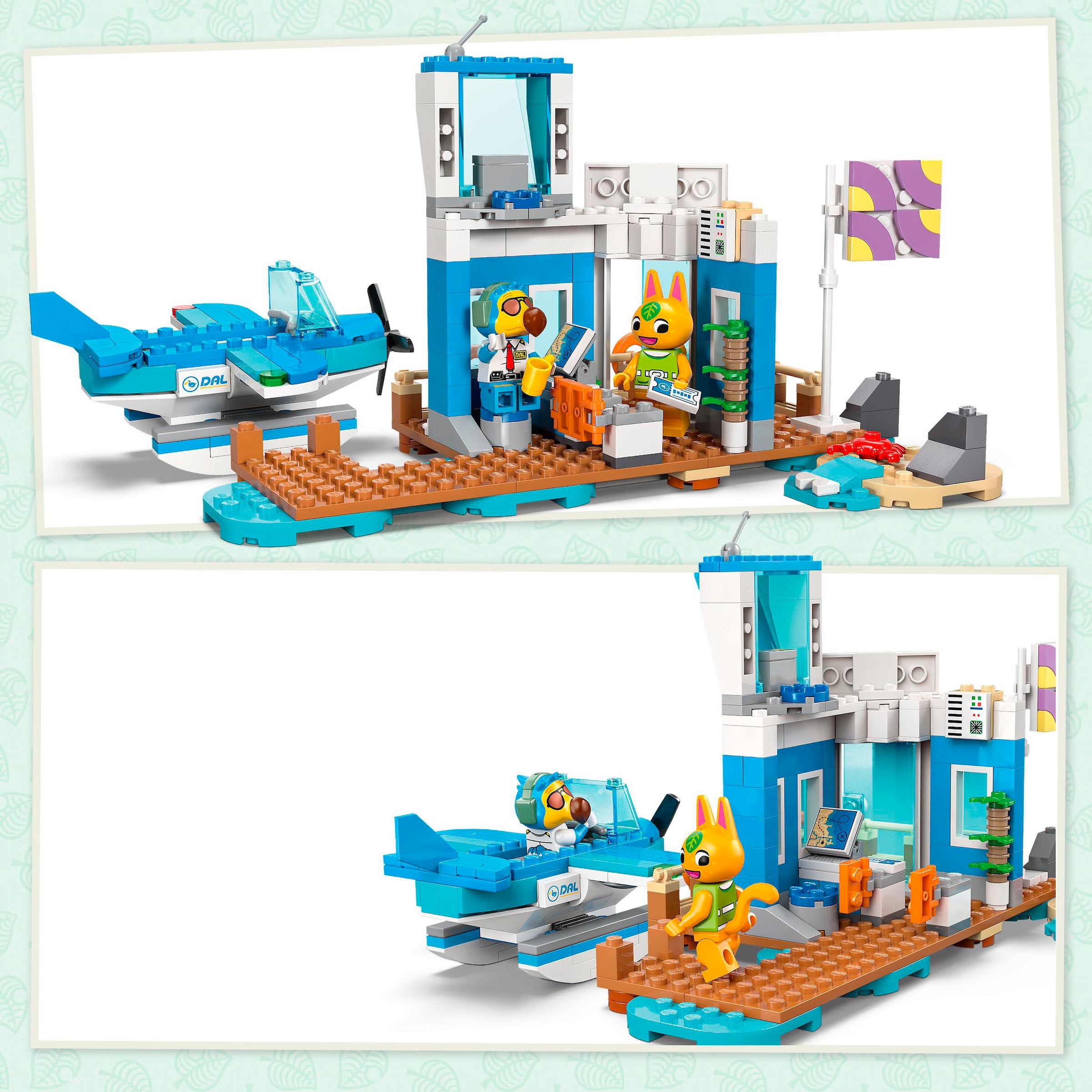 LEGO® Konstruktionsspielsteine »Flieg mit Dodo Airlines (77051), LEGO Animal Crossing«, (292 St.), Made in Europe