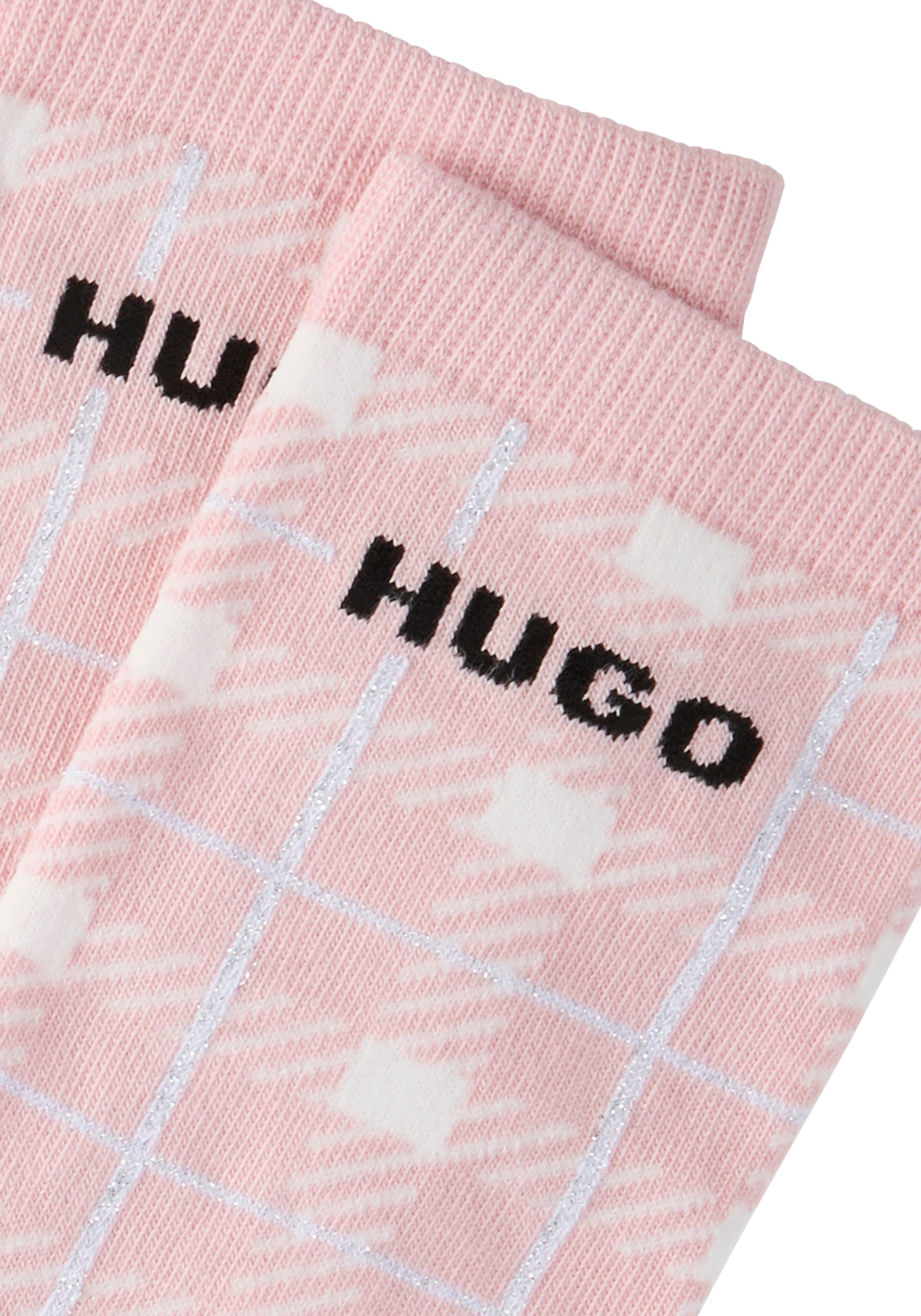 HUGO Underwear Freizeitsocken »4PQS GIFT CHECK C«, mit Label